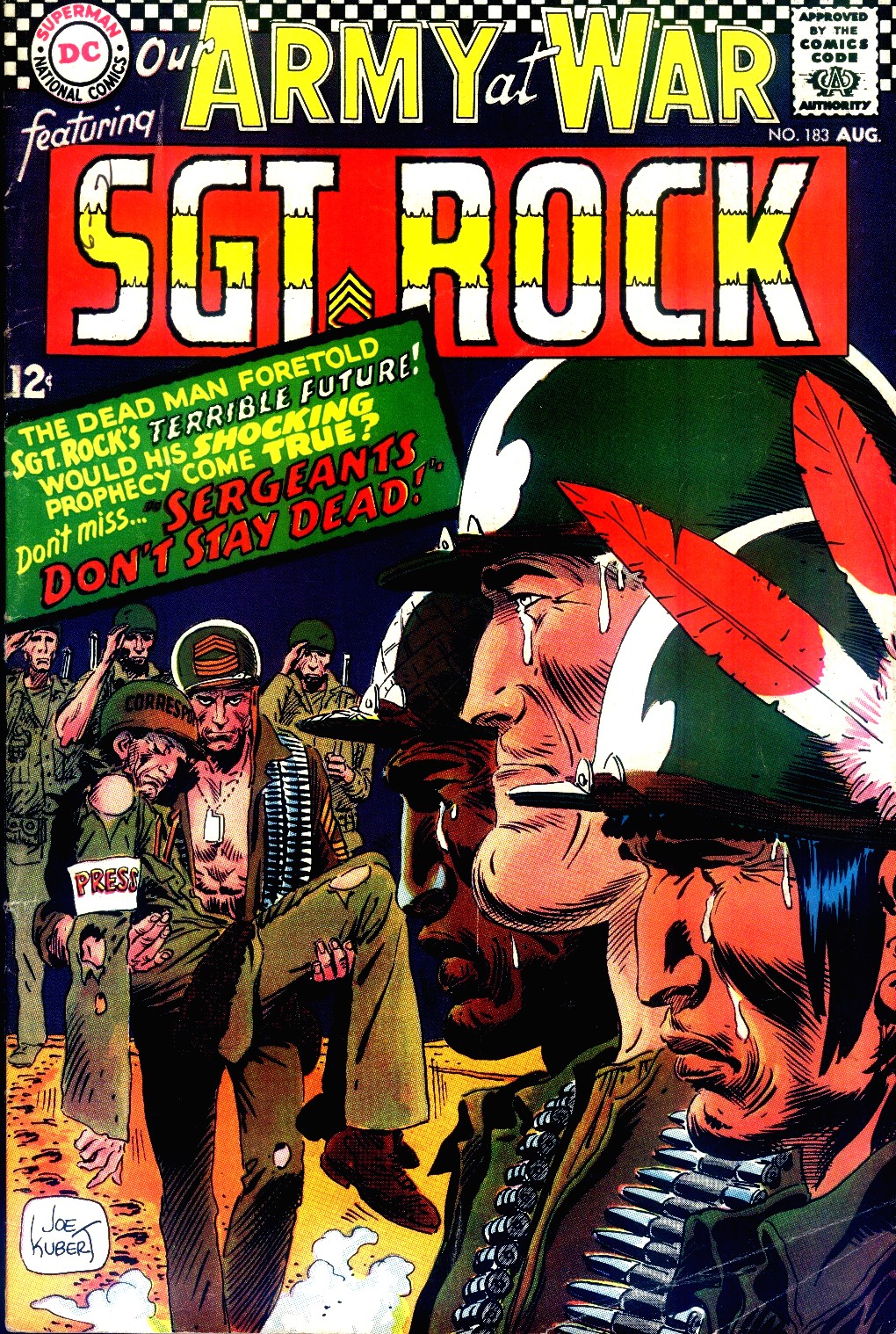 Read online Our Army at War (1952) comic -  Issue #183 - 1