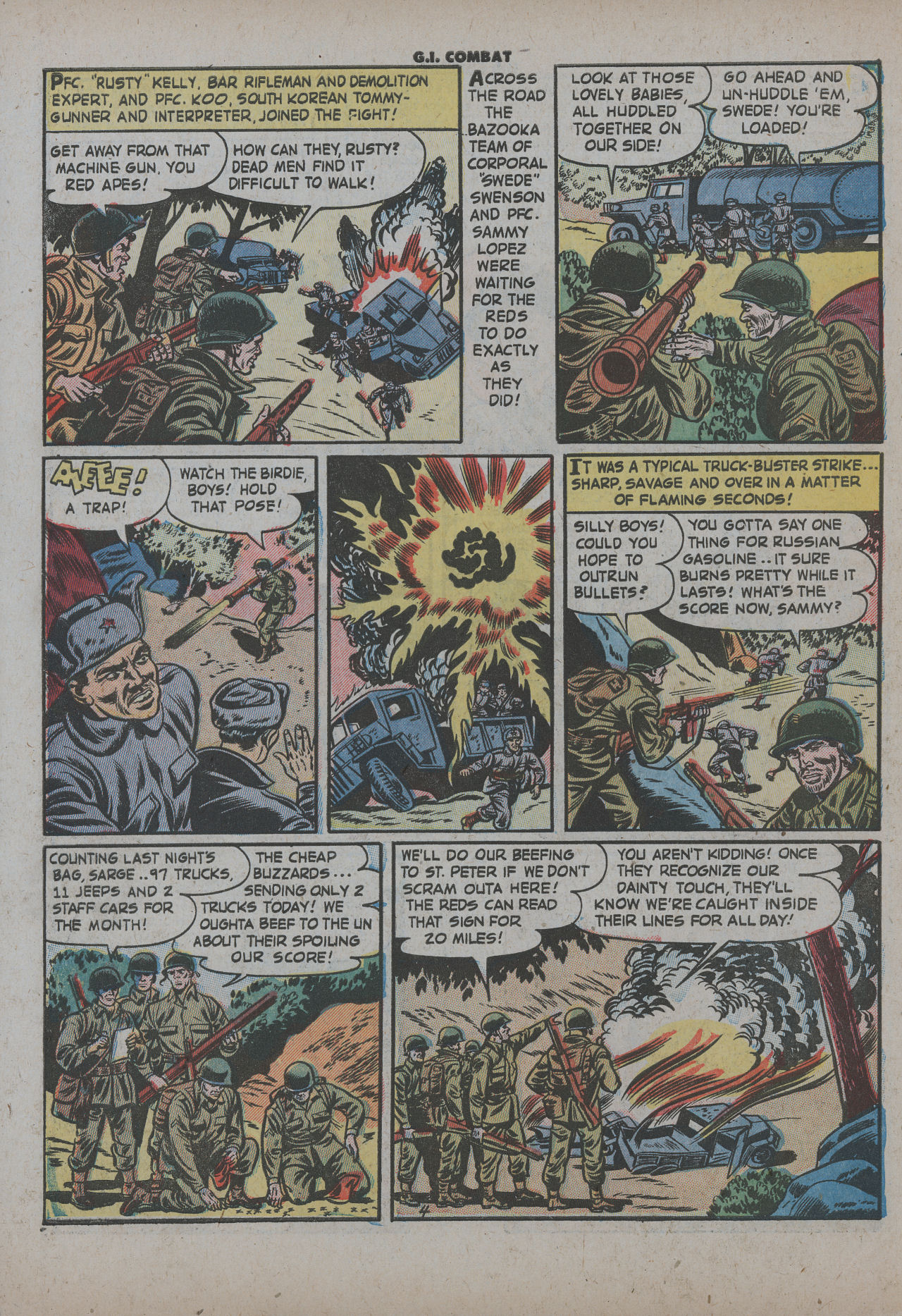 Read online G.I. Combat (1952) comic -  Issue #9 - 6