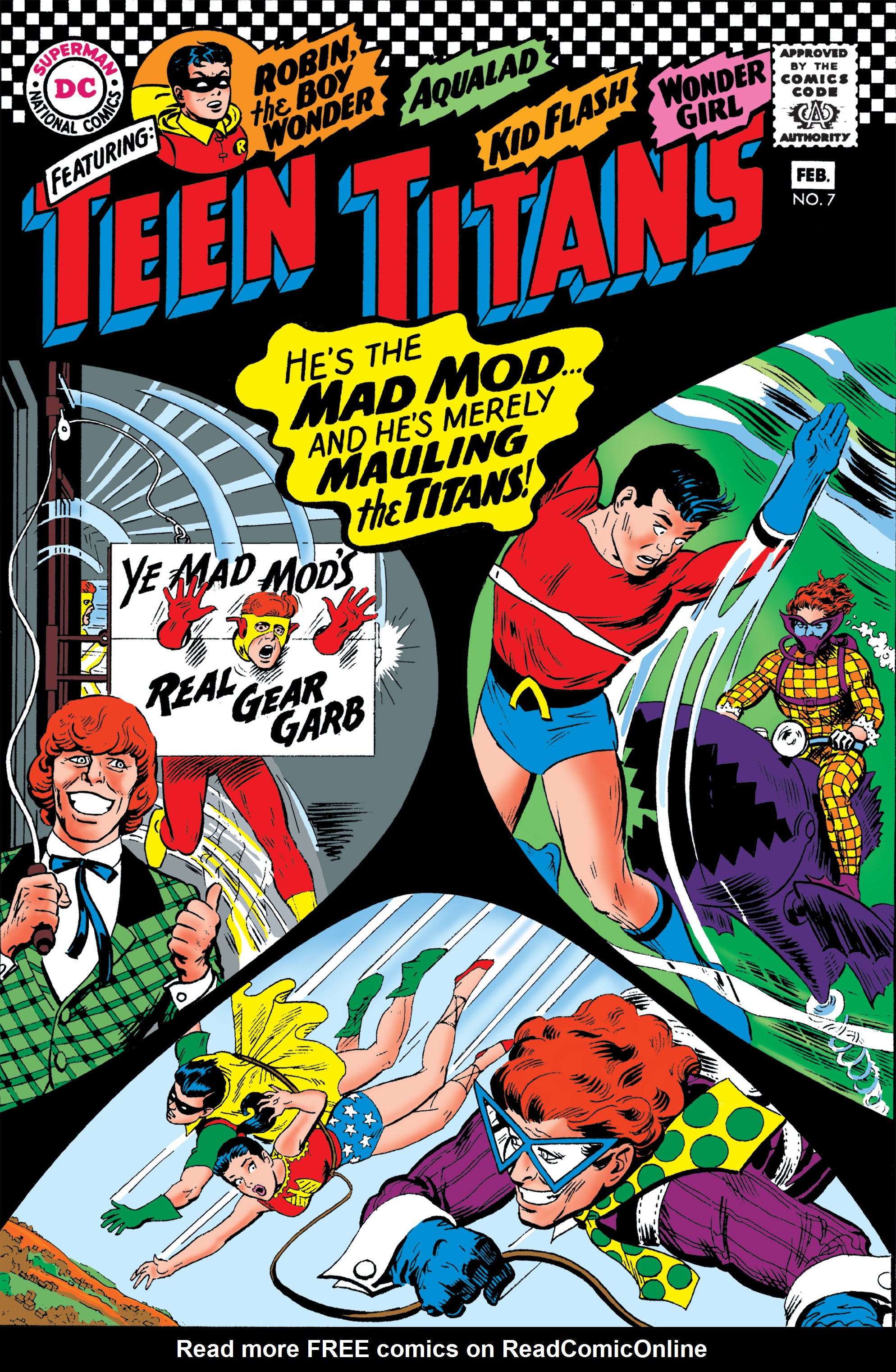 Read online Teen Titans (1966) comic -  Issue #7 - 1