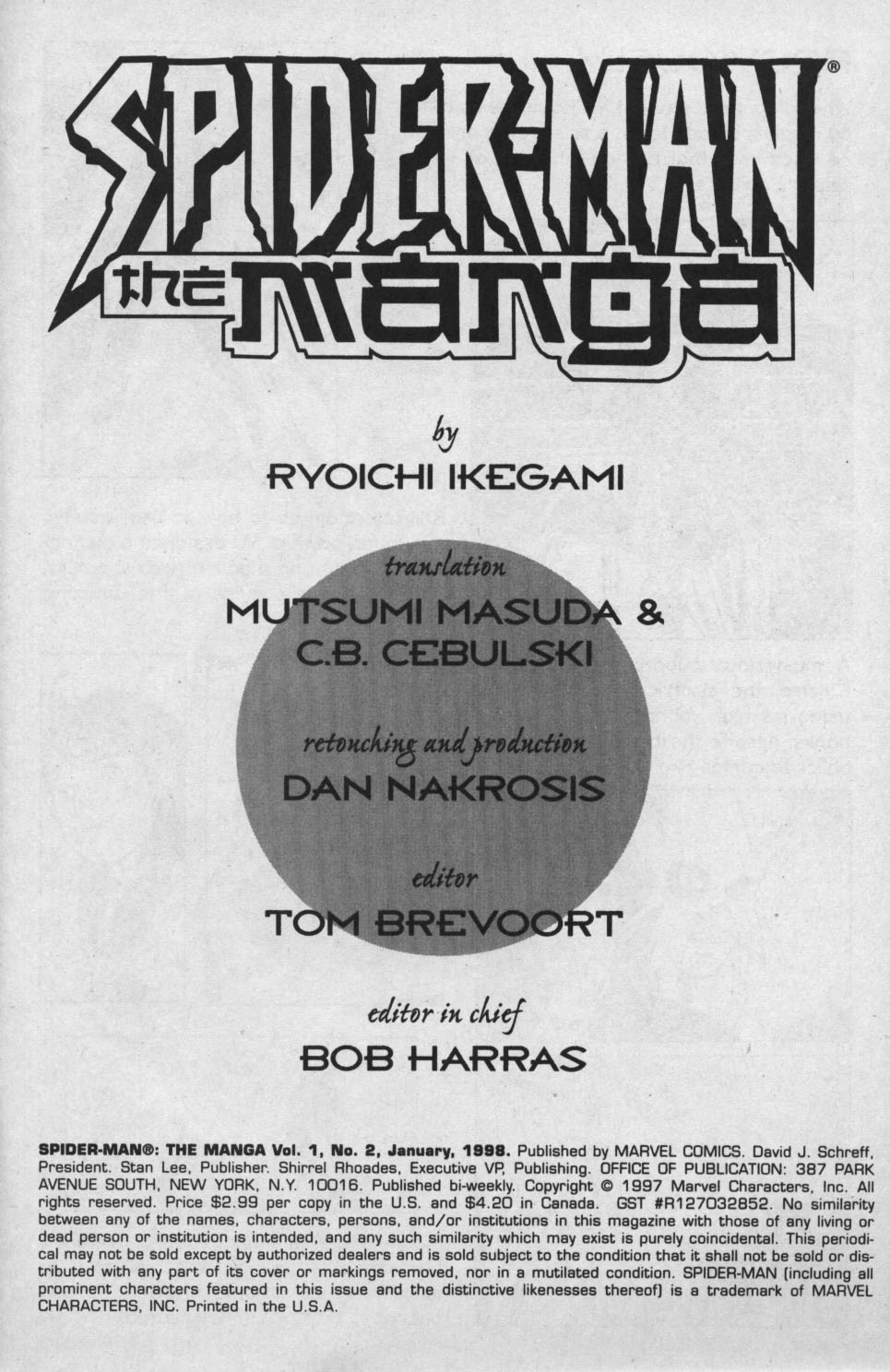 Read online Spider-Man: The Manga comic -  Issue #2 - 2