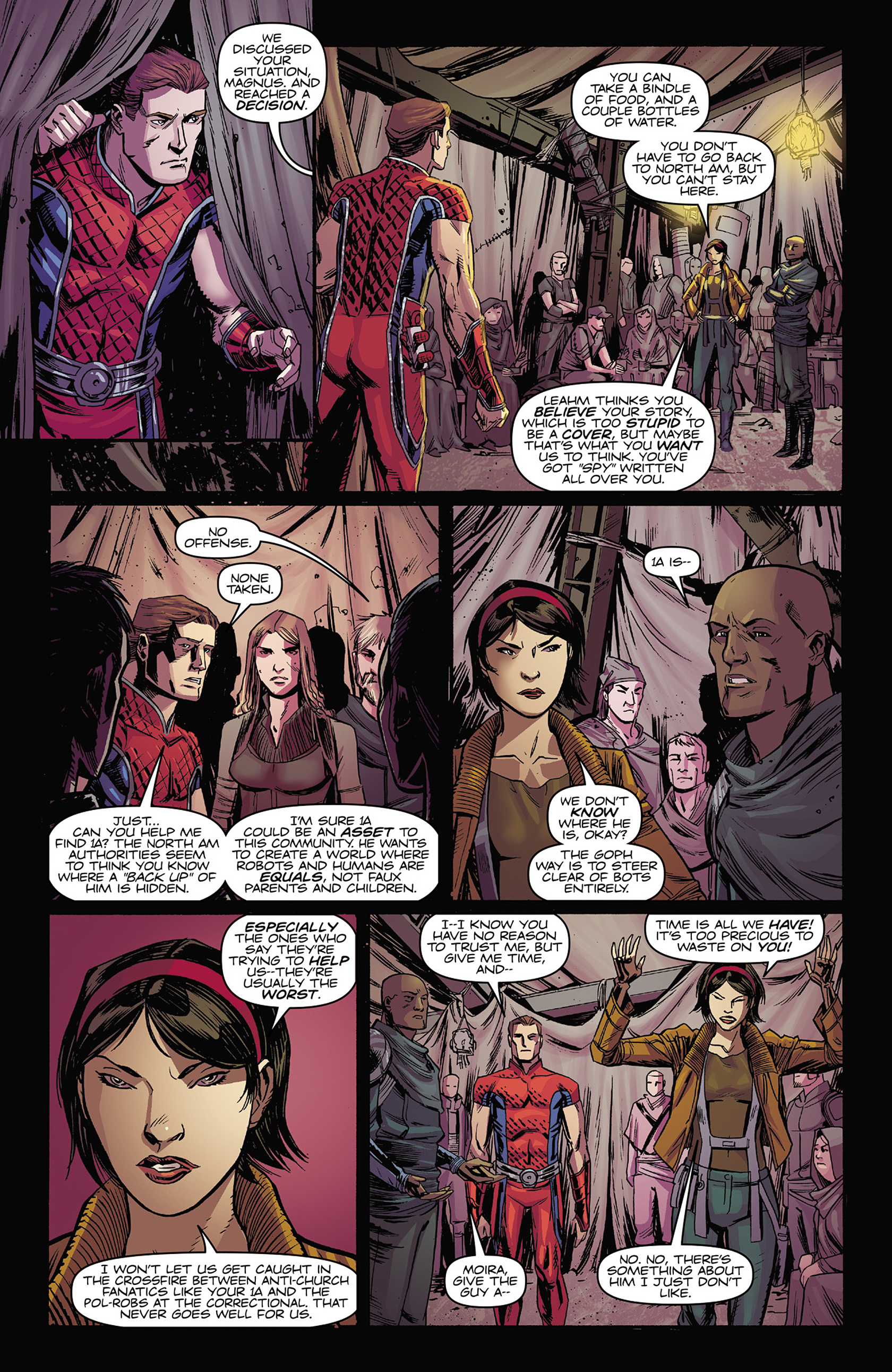 Read online Magnus Robot Fighter (2014) comic -  Issue #5 - 9