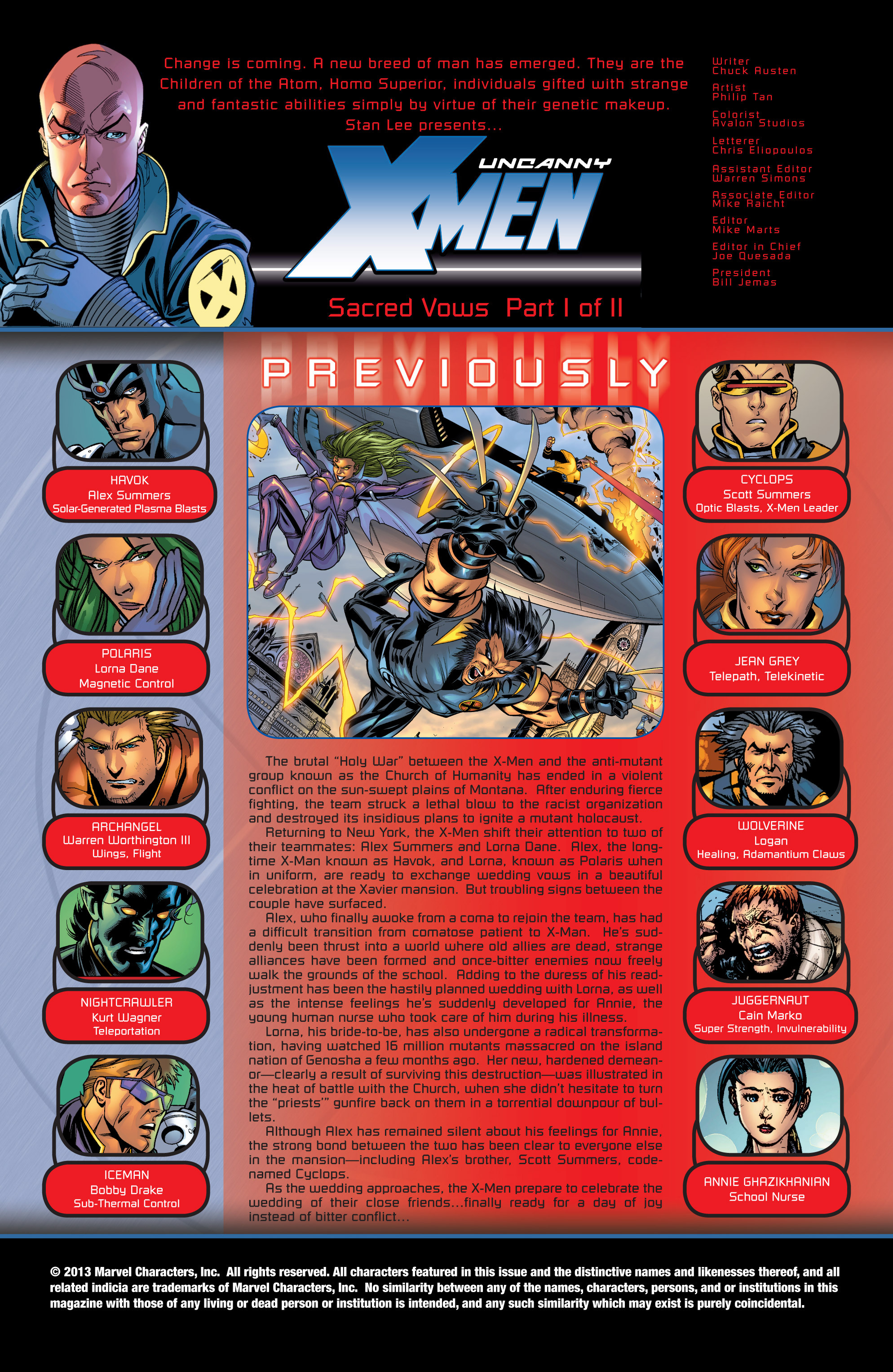 Uncanny X-Men (1963) 425 Page 1