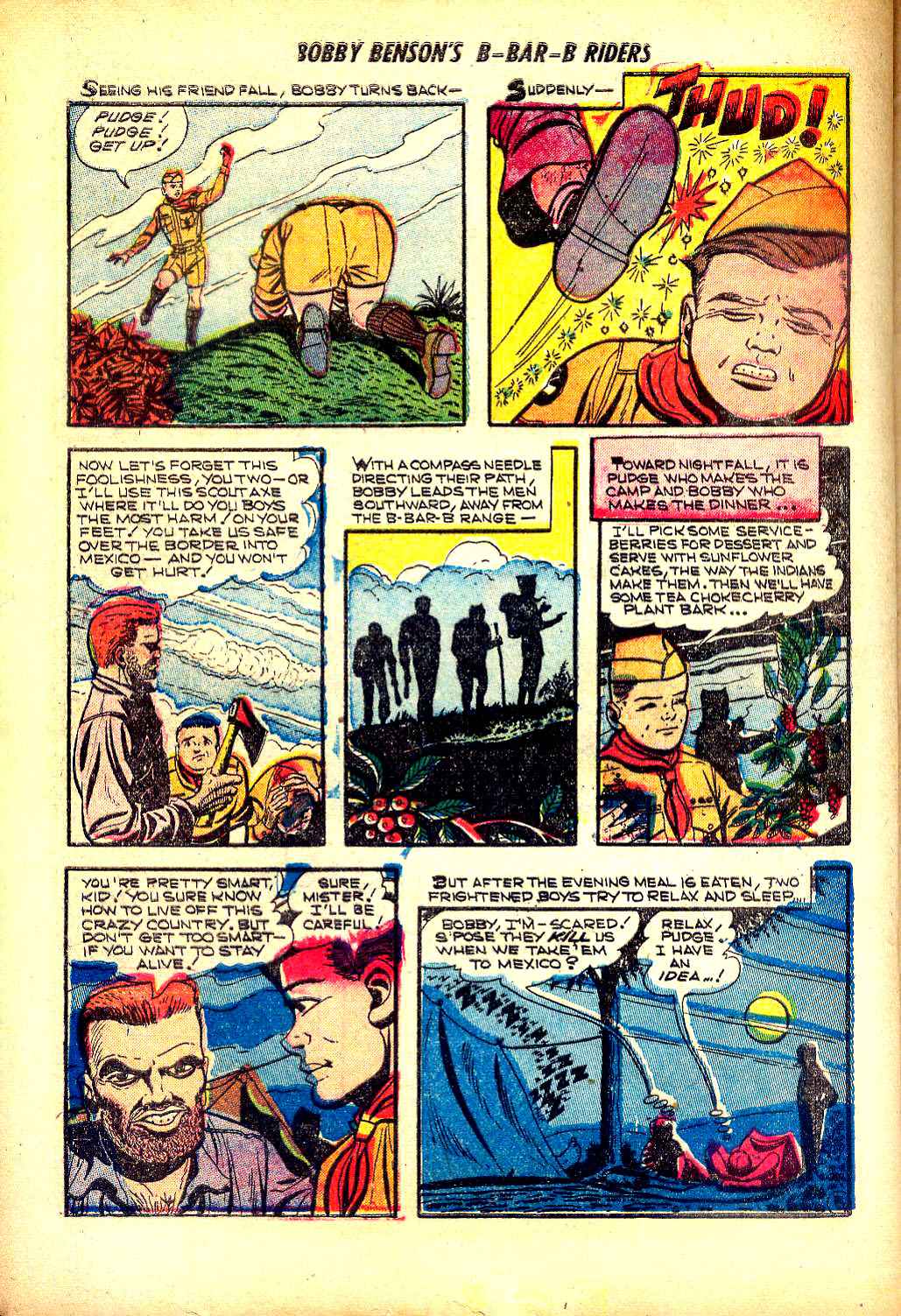 Read online Bobby Benson's B-Bar-B Riders comic -  Issue #17 - 24