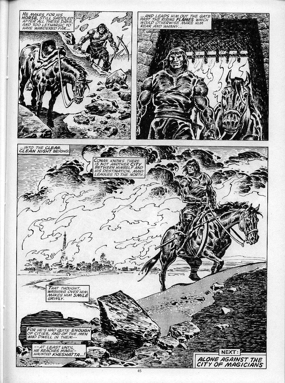 The Savage Sword Of Conan issue 204 - Page 47