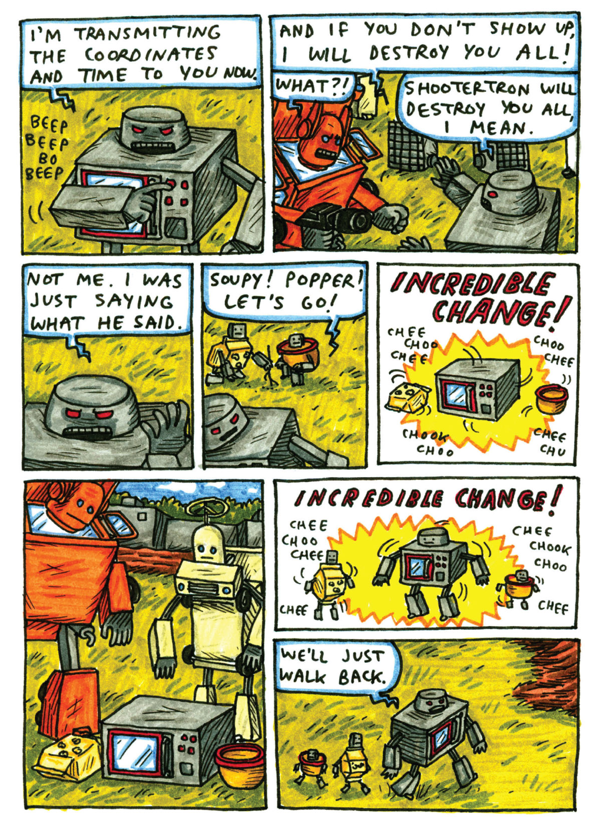 Read online Incredible Change-Bots comic -  Issue # TPB 2 - 102