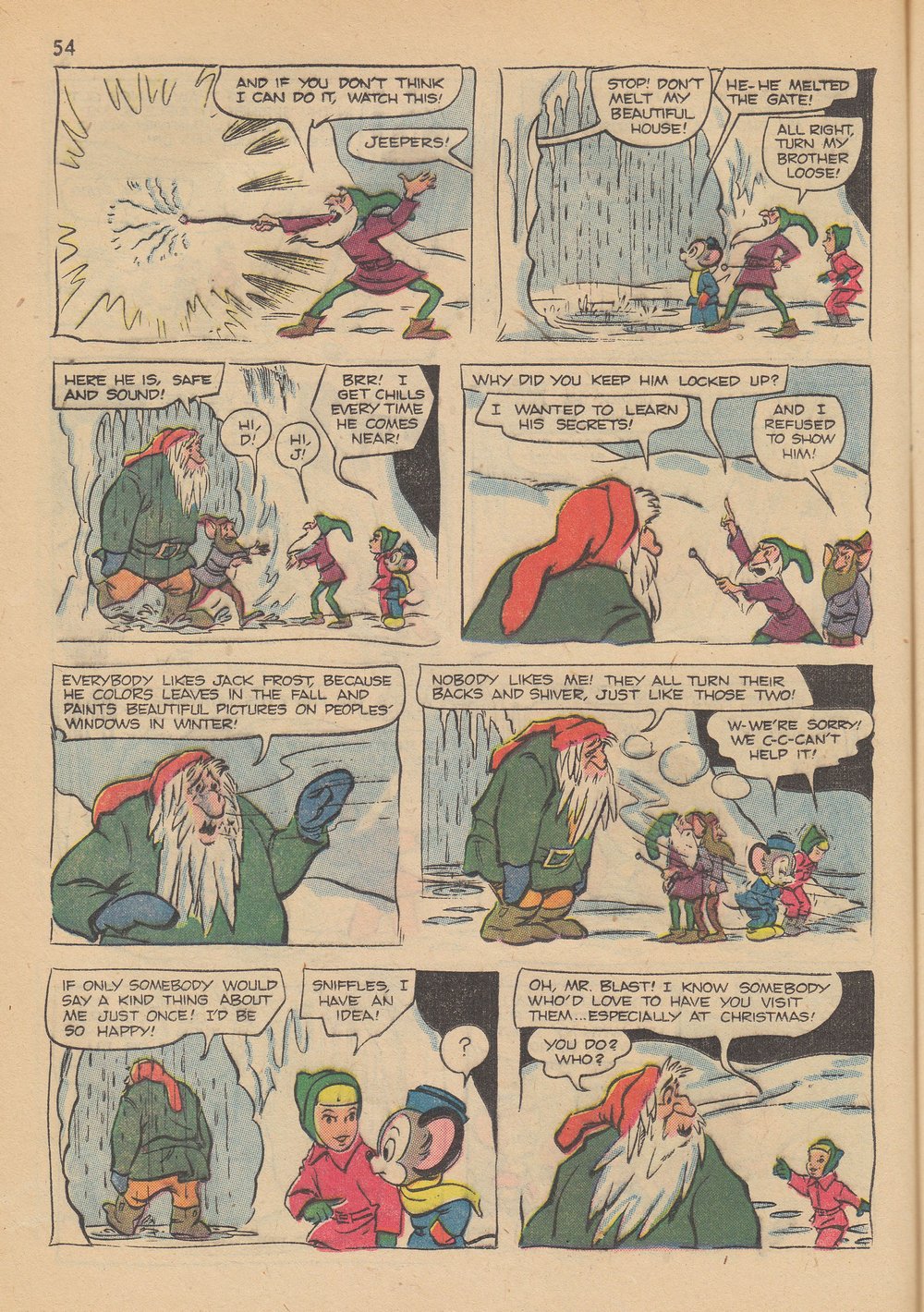 Read online Bugs Bunny's Christmas Funnies comic -  Issue # TPB 6 - 56