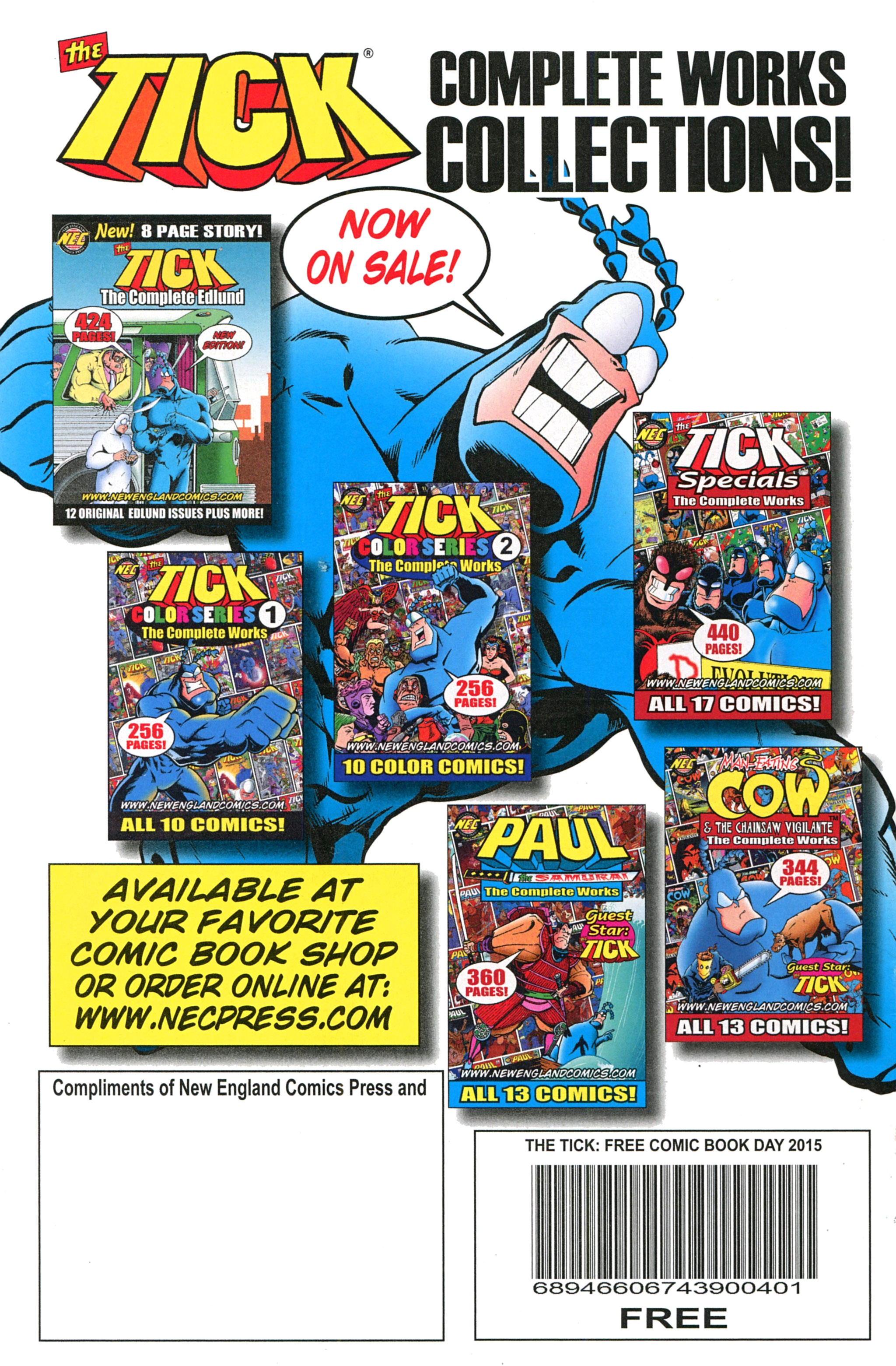 Read online Free Comic Book Day 2015 comic -  Issue # The Tick - 32