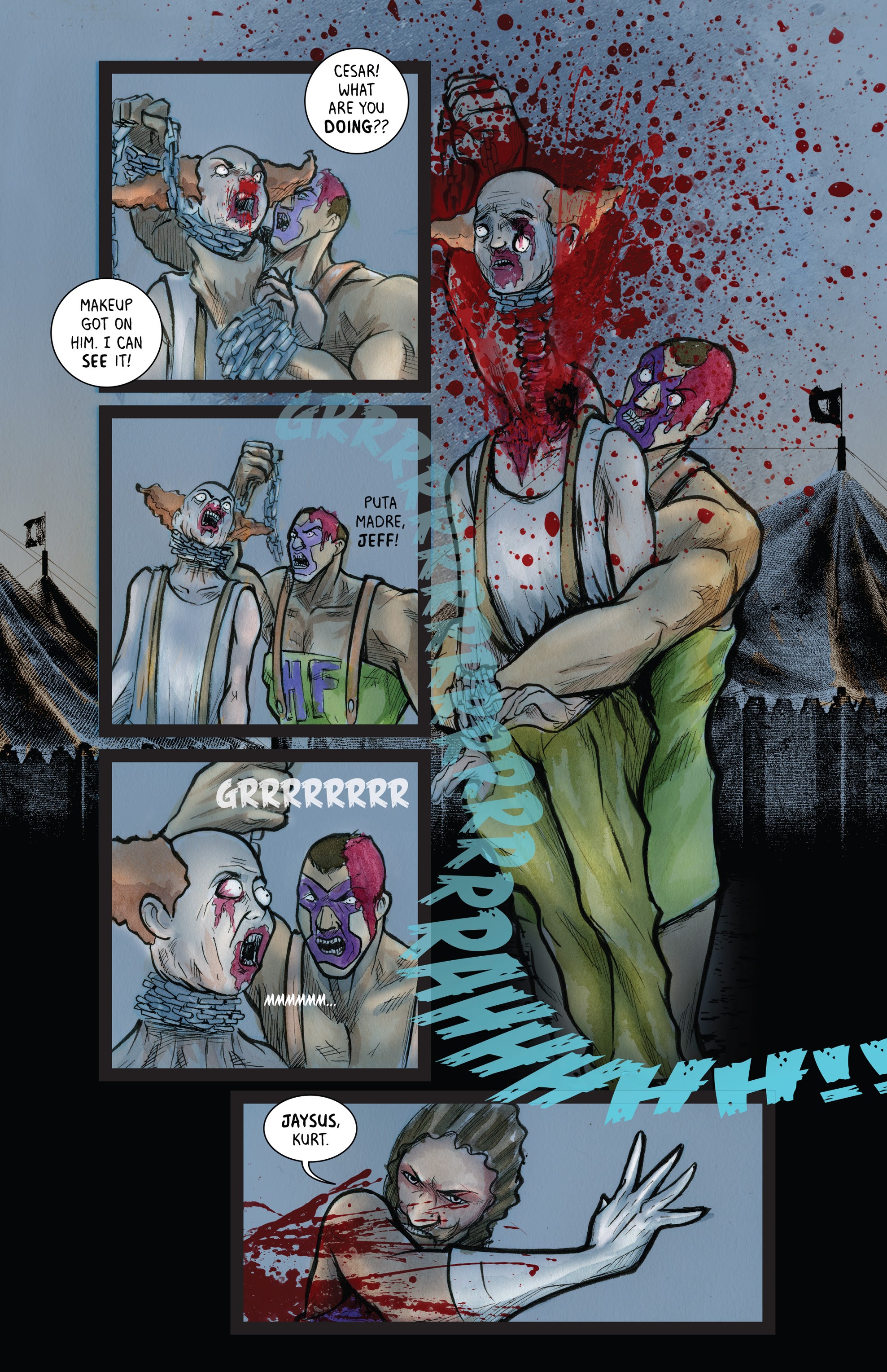 Read online Made Up: Zombie Clown Circus comic -  Issue # Full - 42