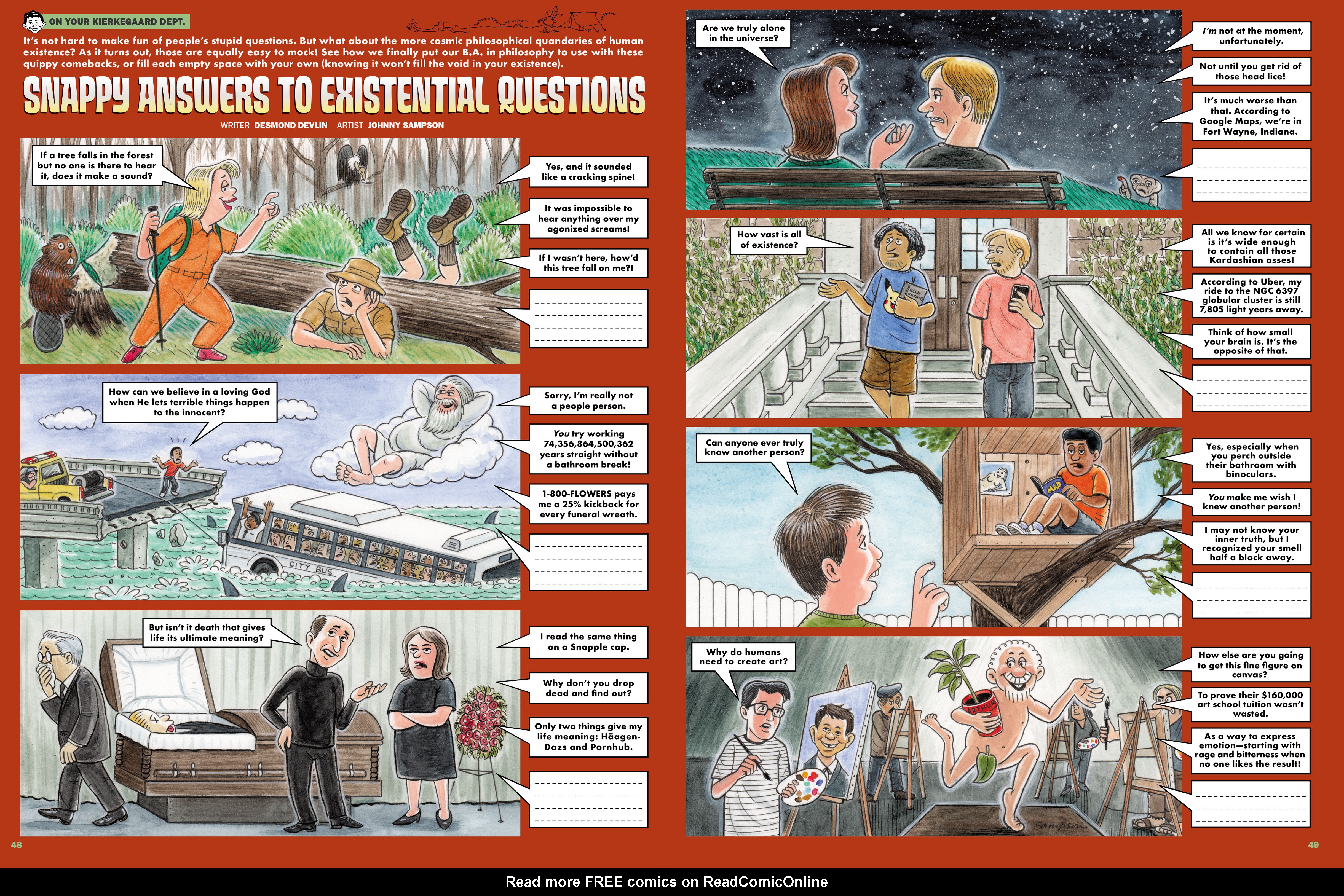 Read online MAD Magazine comic -  Issue #14 - 42