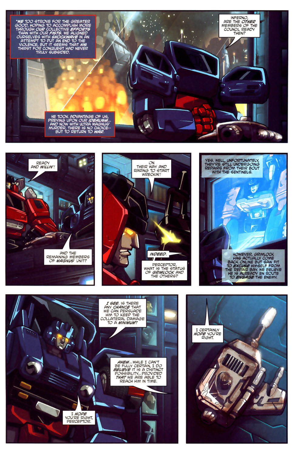 Read online Transformers: Generation 1 (2003) comic -  Issue #6 - 9