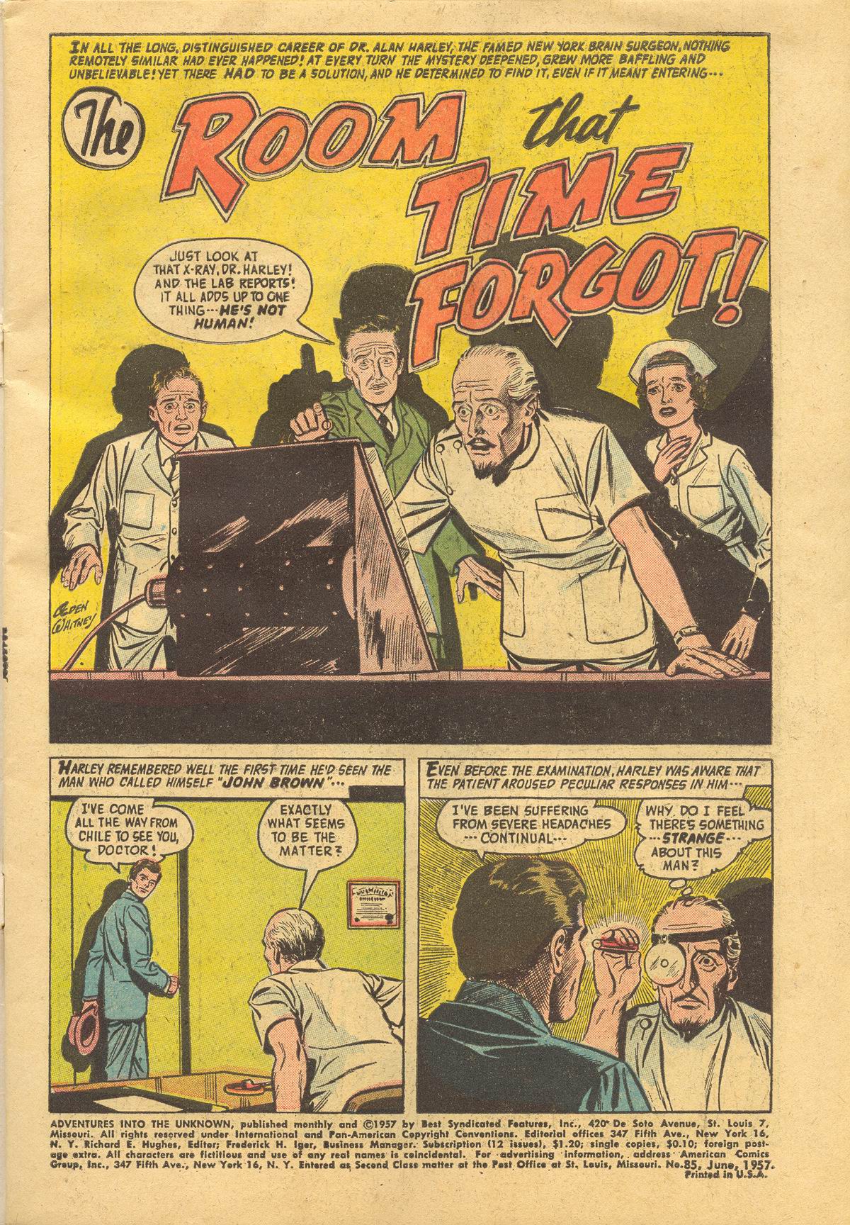 Read online Adventures Into The Unknown comic -  Issue #85 - 3