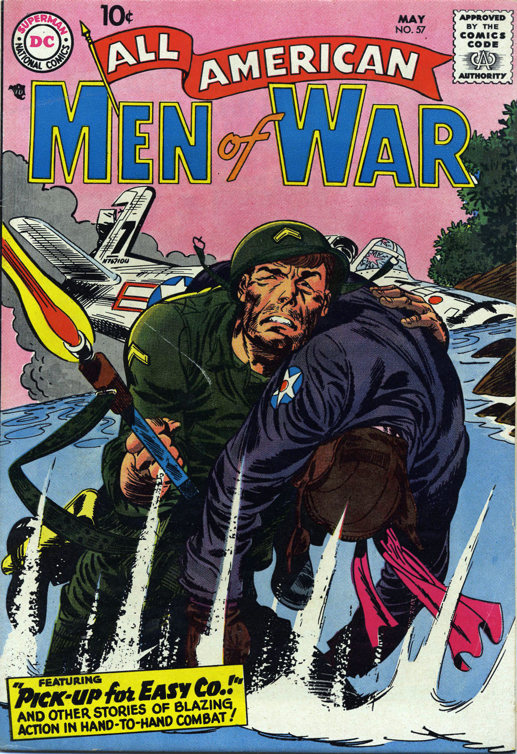 Read online All-American Men of War comic -  Issue #57 - 1