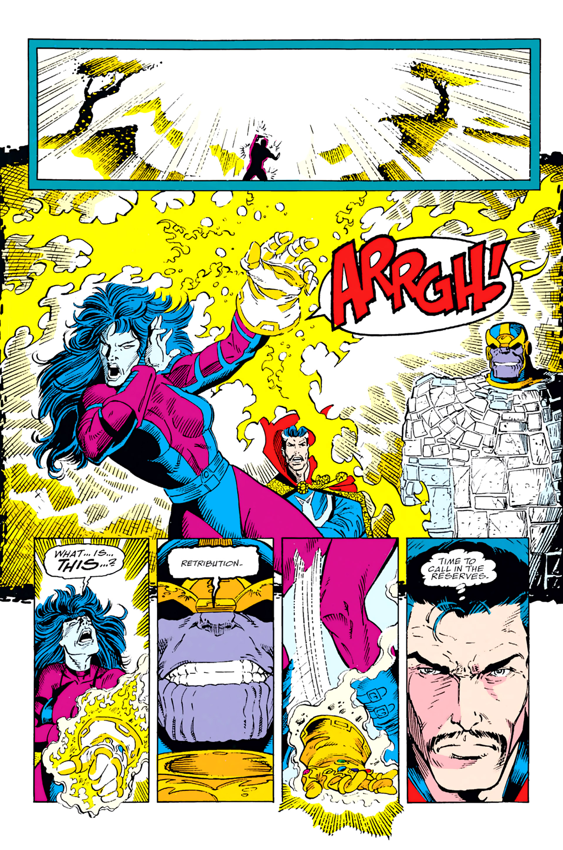 Read online Infinity Gauntlet (1991) comic -  Issue #6 - 22