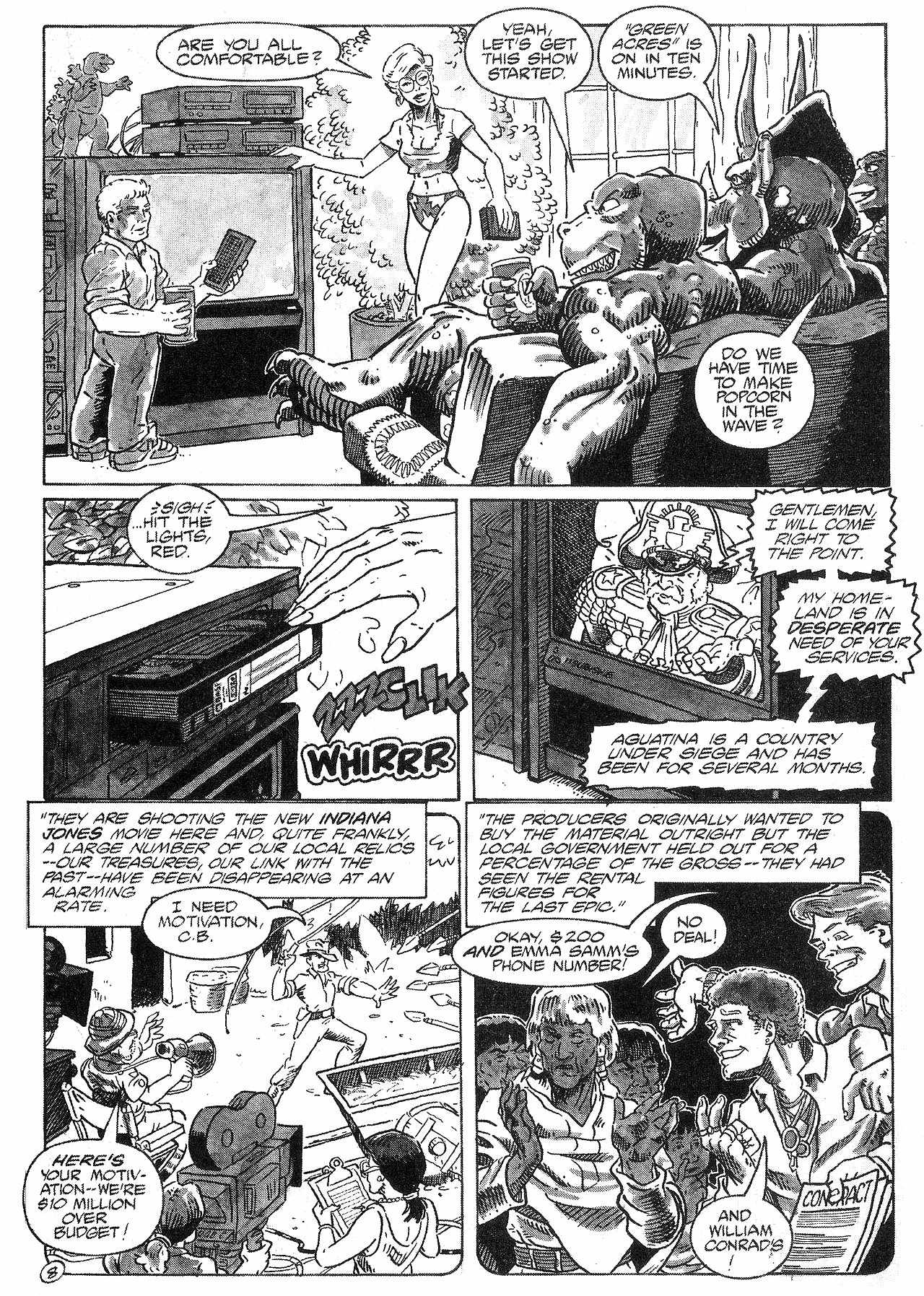 Read online Dinosaurs For Hire (1988) comic -  Issue #7 - 9