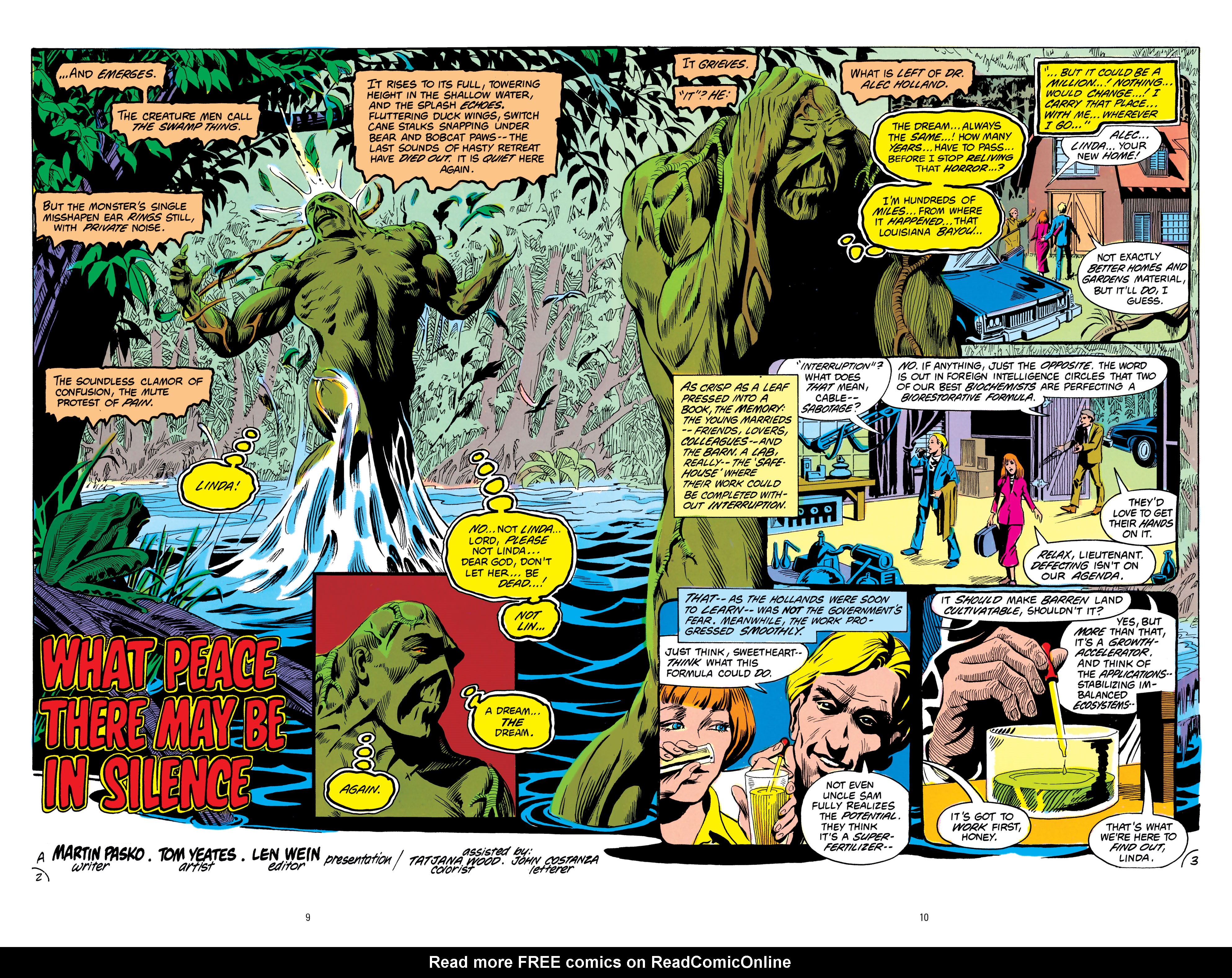 Read online Swamp Thing: The Bronze Age comic -  Issue # TPB 3 (Part 1) - 8