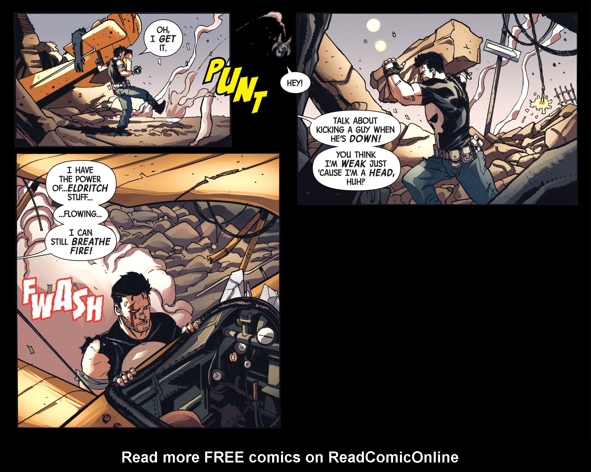 Read online Doctor Strange/Punisher: Magic Bullets Infinite Comic comic -  Issue #7 - 23
