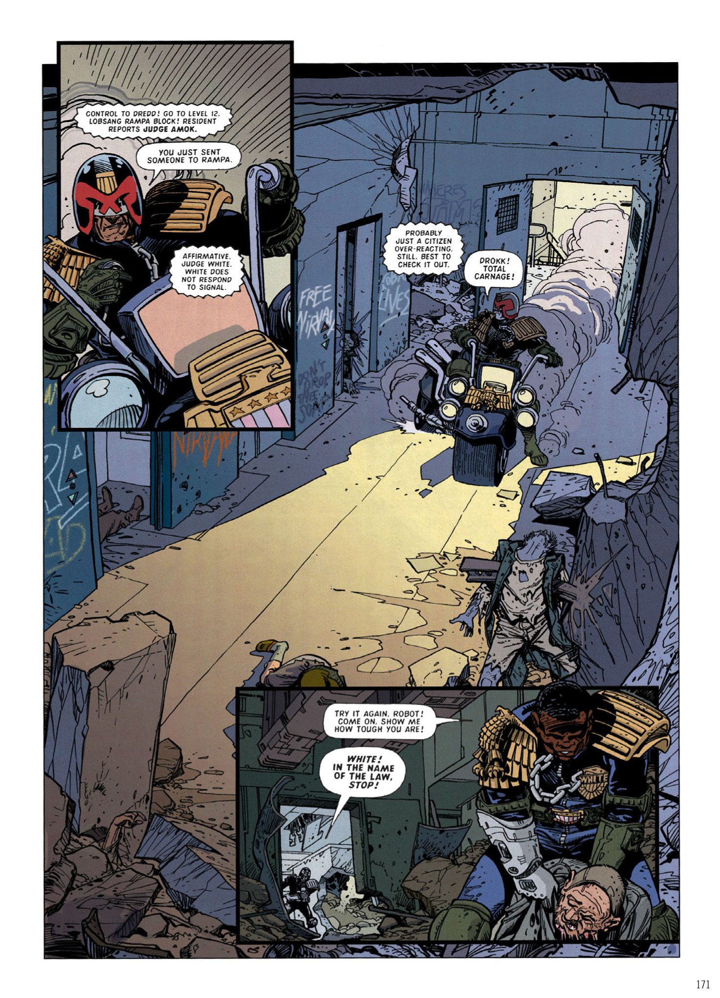 Read online Judge Dredd: The Complete Case Files comic -  Issue # TPB 31 - 172