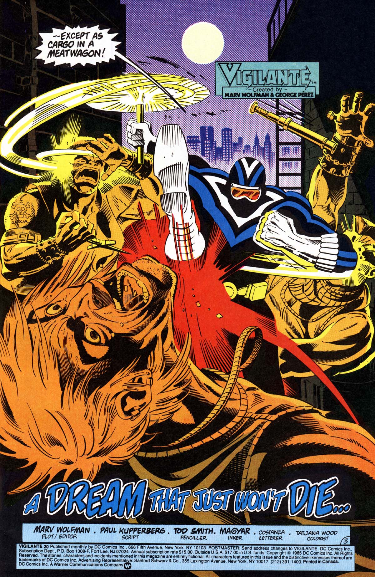 Read online Vigilante (1983) comic -  Issue #20 - 4