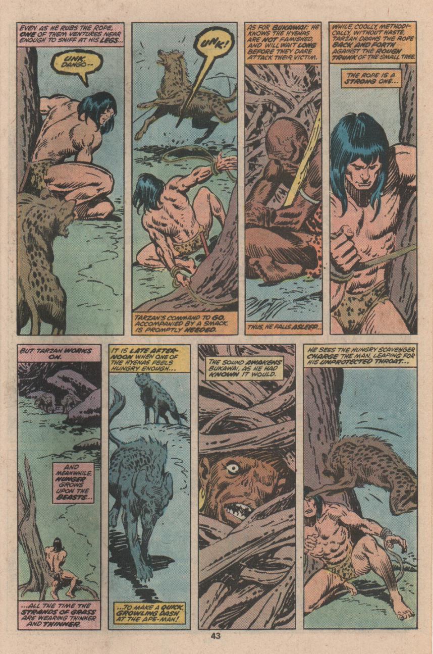 Read online Tarzan (1977) comic -  Issue # _Annual 1 - 32