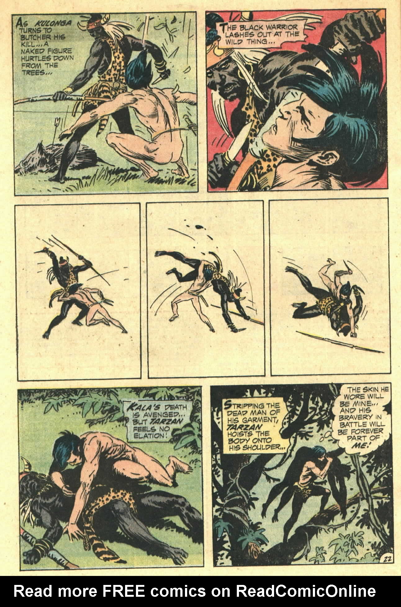 Read online Tarzan (1972) comic -  Issue #208 - 23