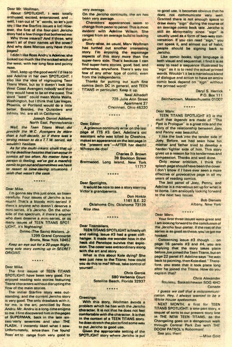 Read online Teen Titans Spotlight comic -  Issue #8 - 25