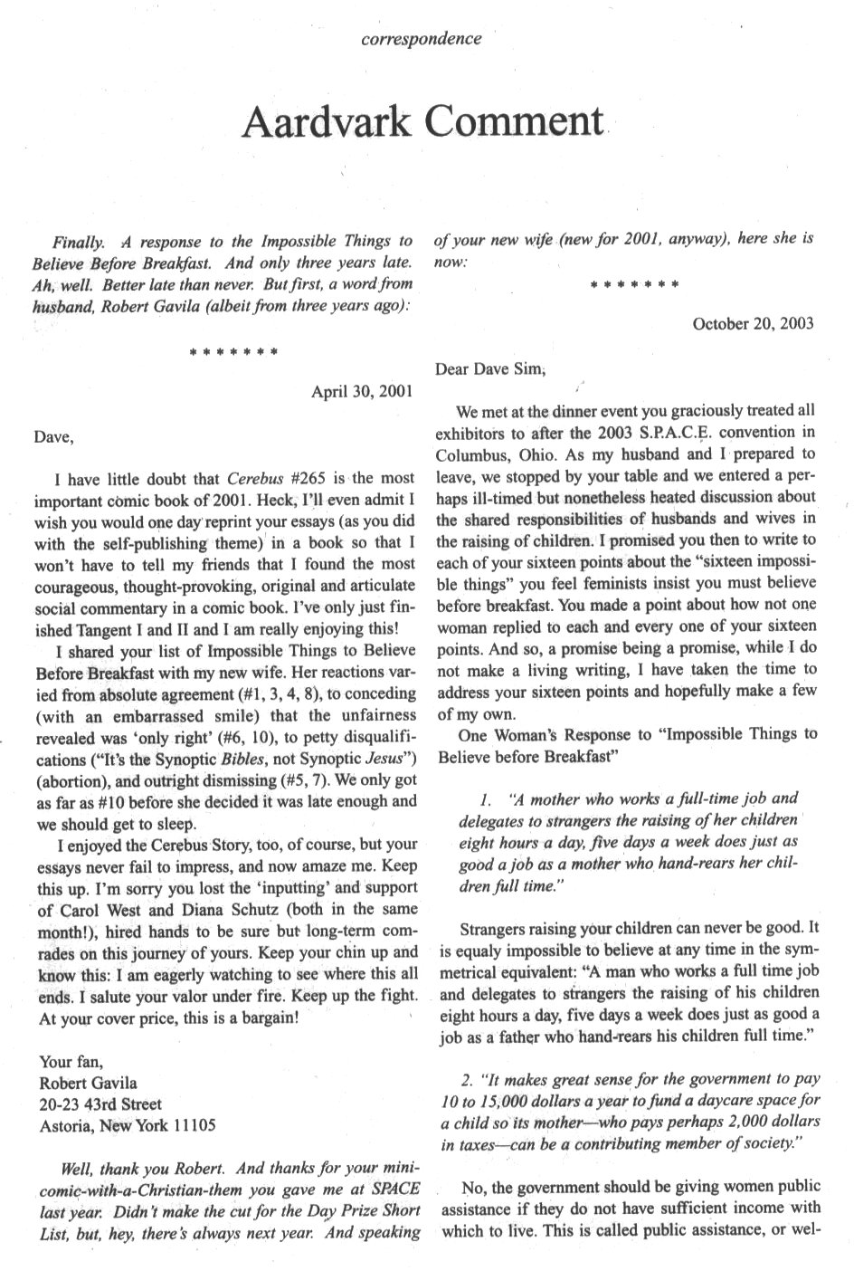 Read online Cerebus comic -  Issue #299 - 24