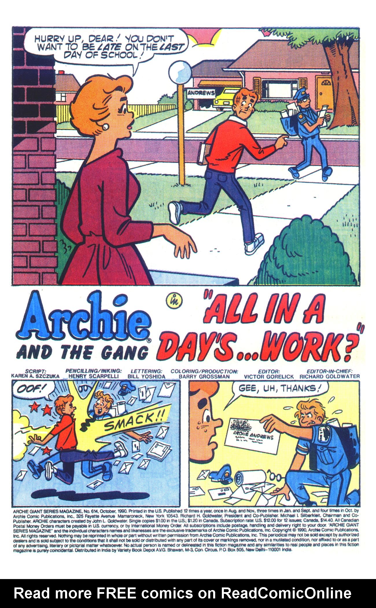 Read online Archie Giant Series Magazine comic -  Issue #614 - 3