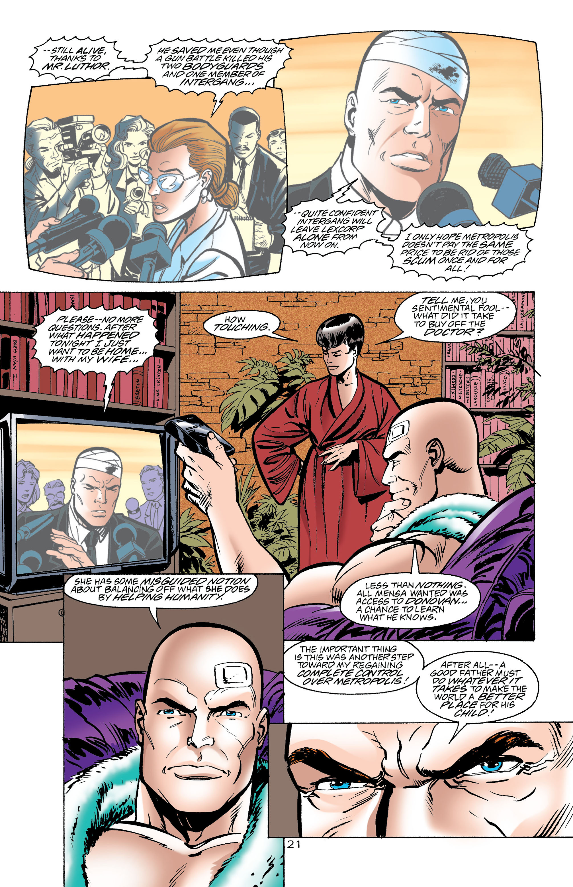 Read online Adventures of Superman (1987) comic -  Issue #552 - 22