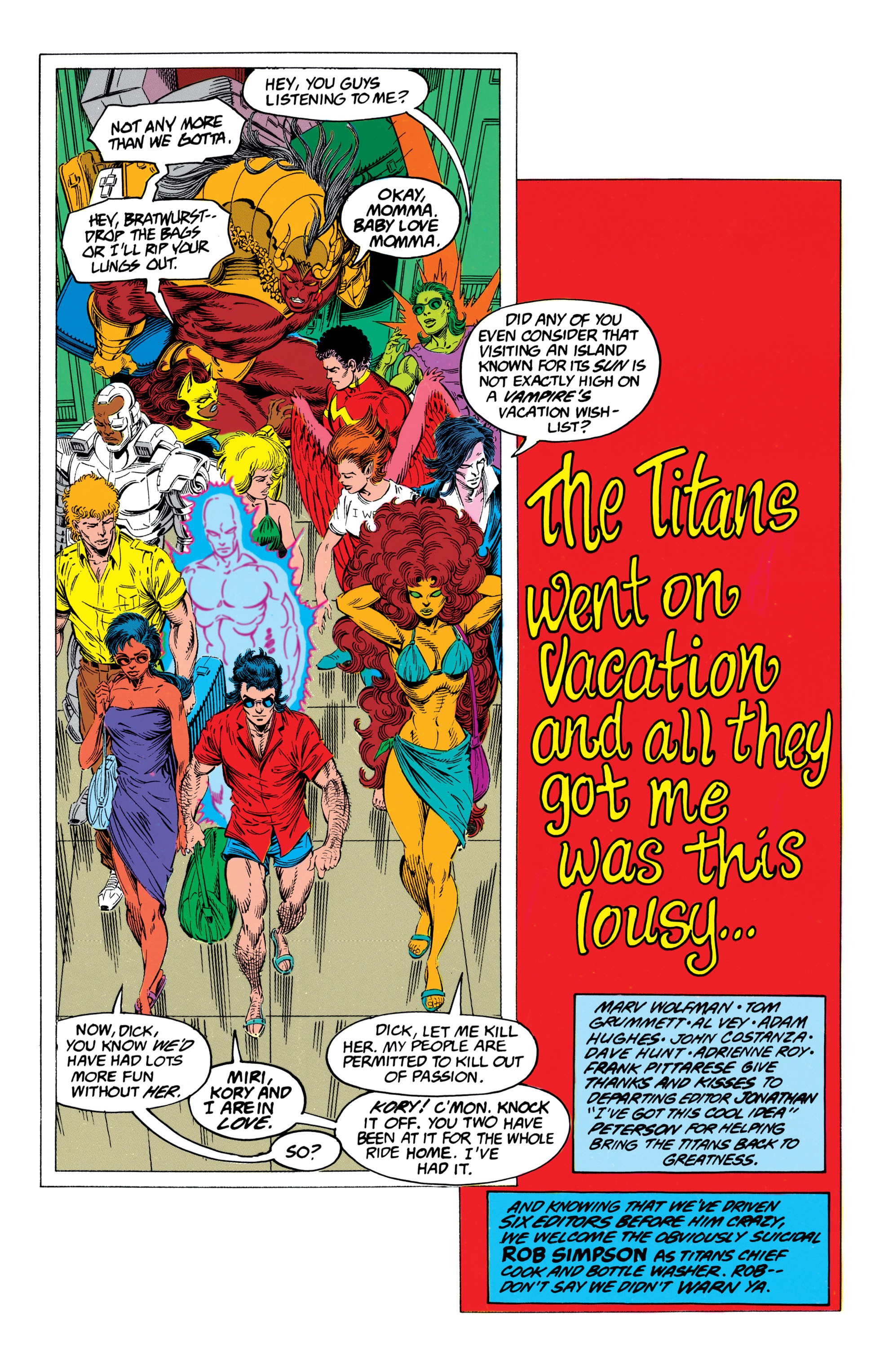 Read online The New Titans (1988) comic -  Issue #93 - 3
