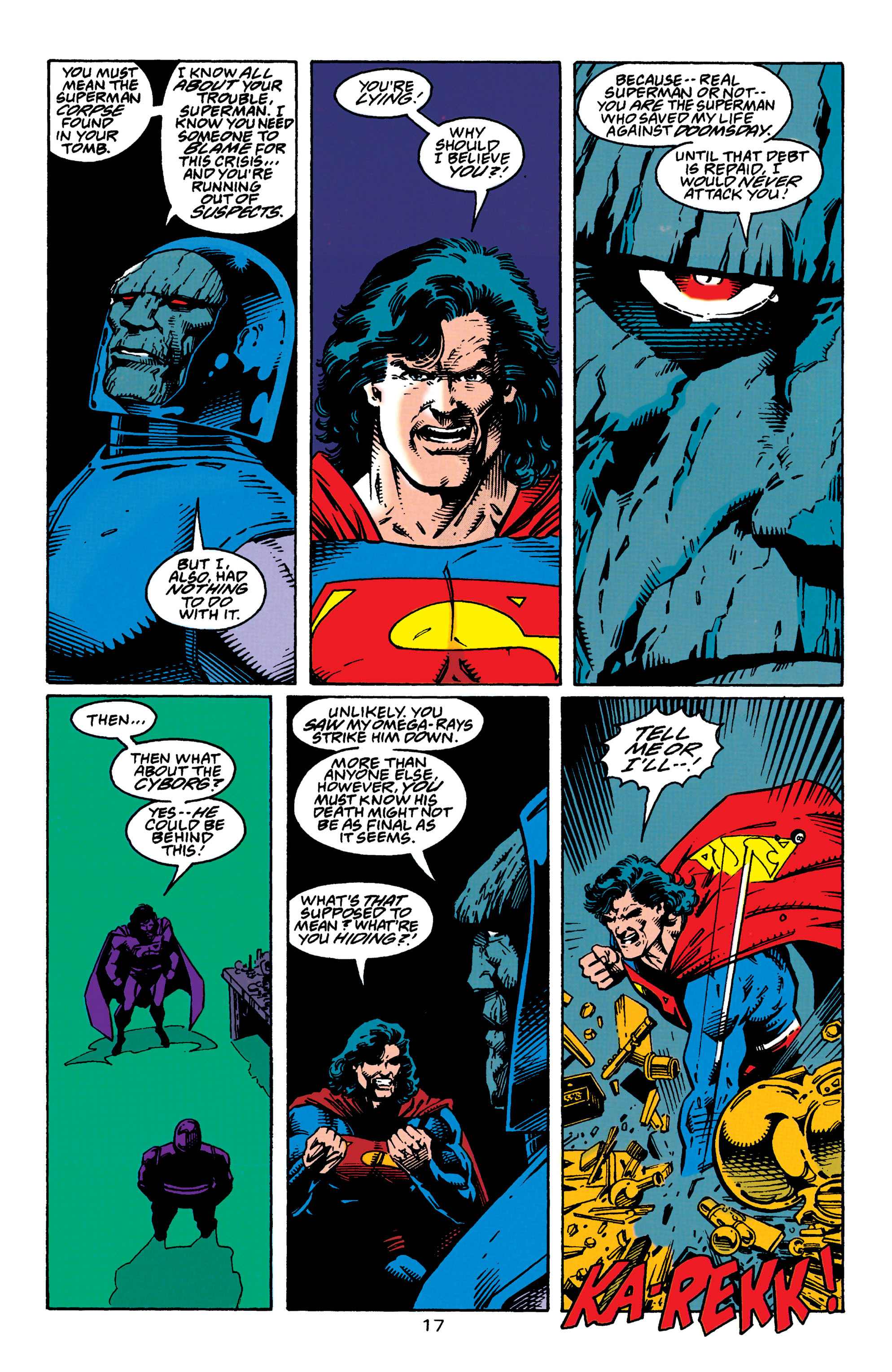 Read online Adventures of Superman (1987) comic -  Issue #518 - 17