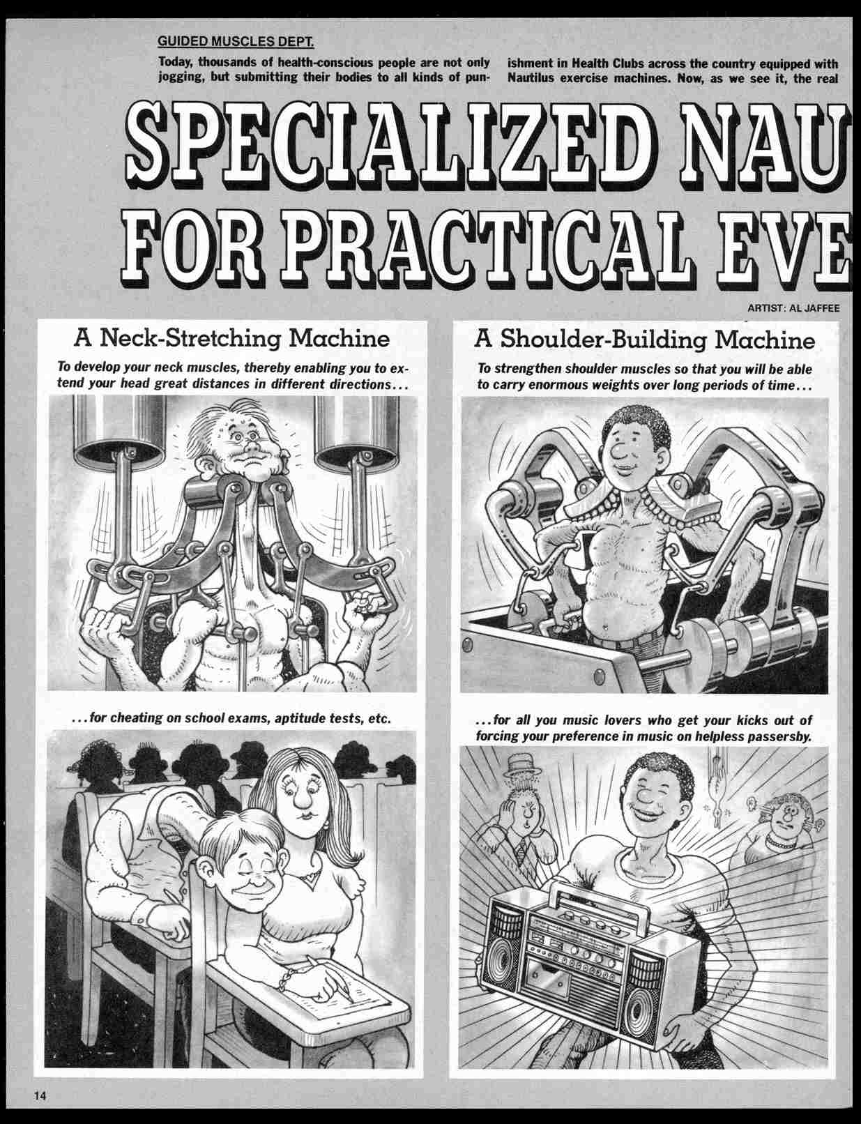 Read online MAD comic -  Issue #287 - 16