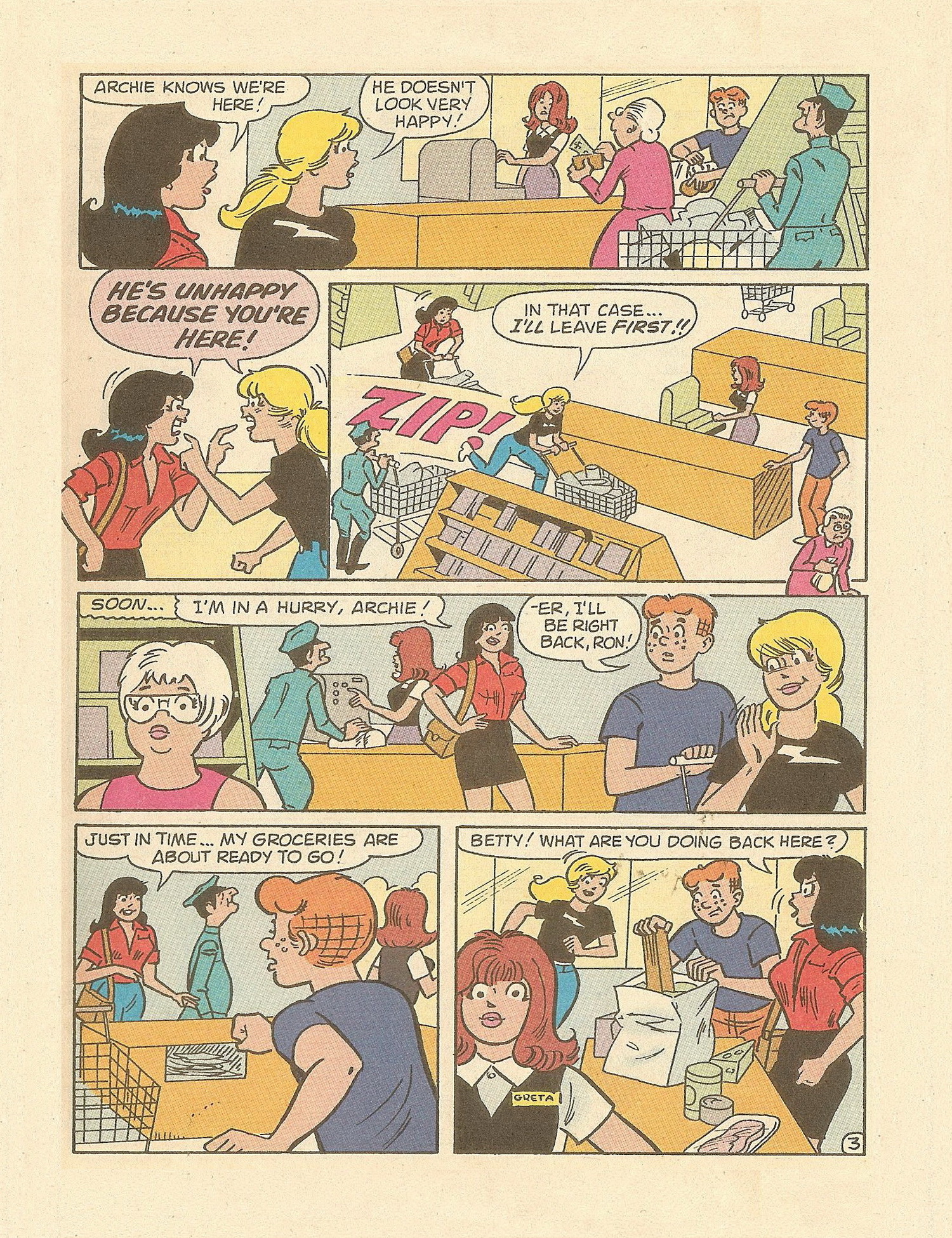 Read online Betty and Veronica Digest Magazine comic -  Issue #81 - 5