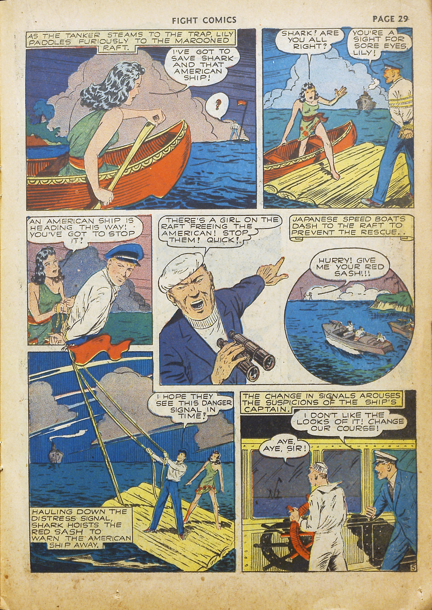 Read online Fight Comics comic -  Issue #18 - 36