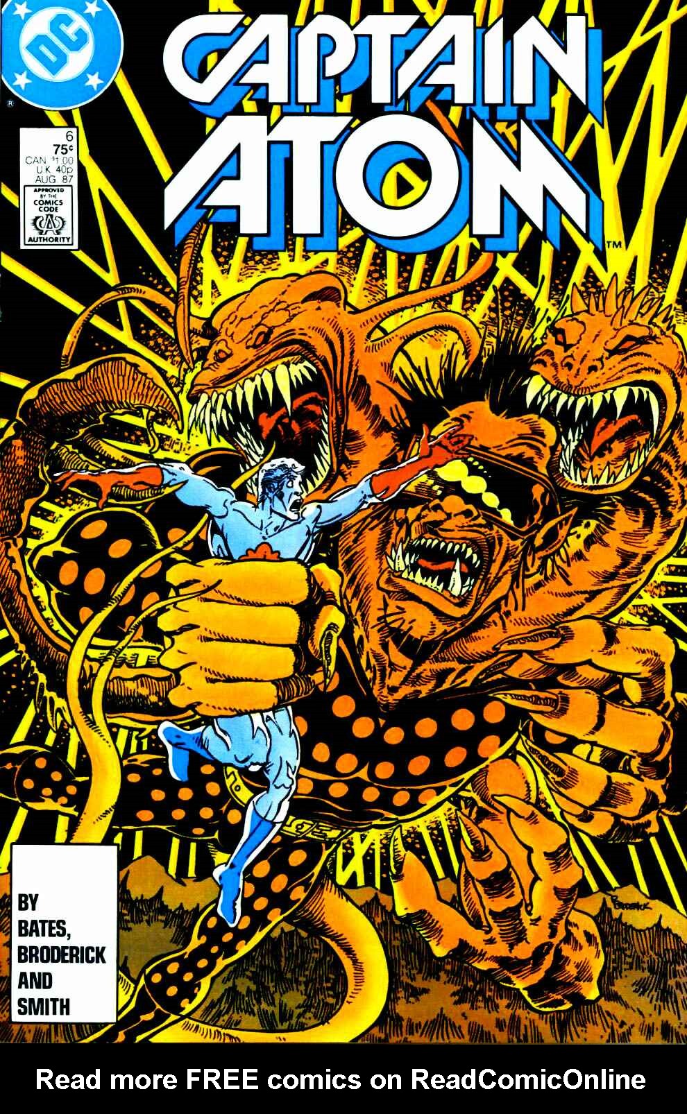 Read online Captain Atom (1987) comic -  Issue #6 - 1