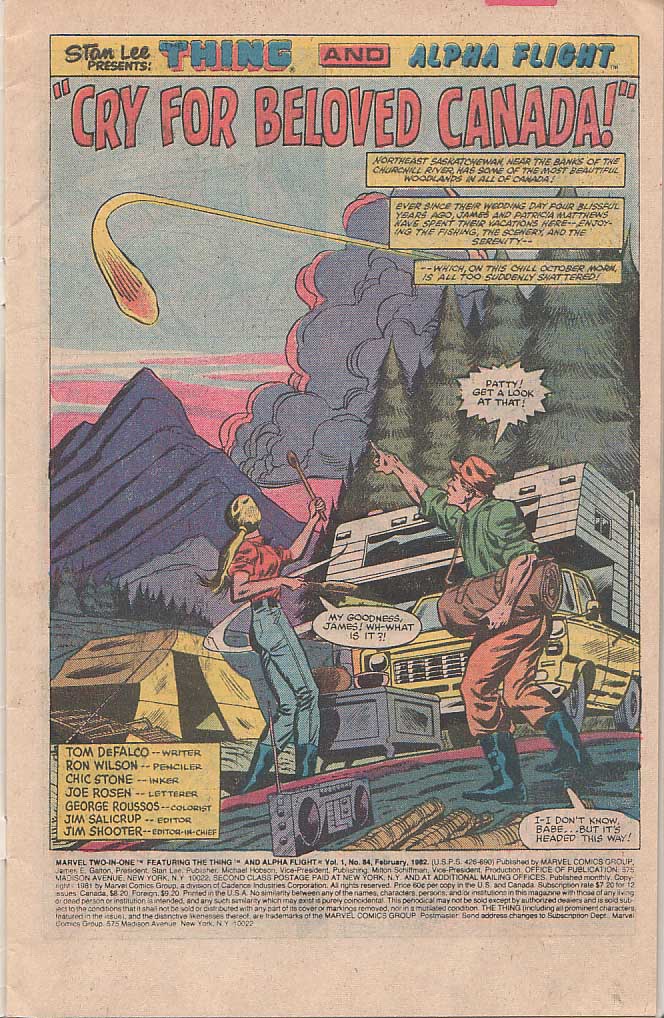 Marvel Two-In-One (1974) issue 84 - Page 2