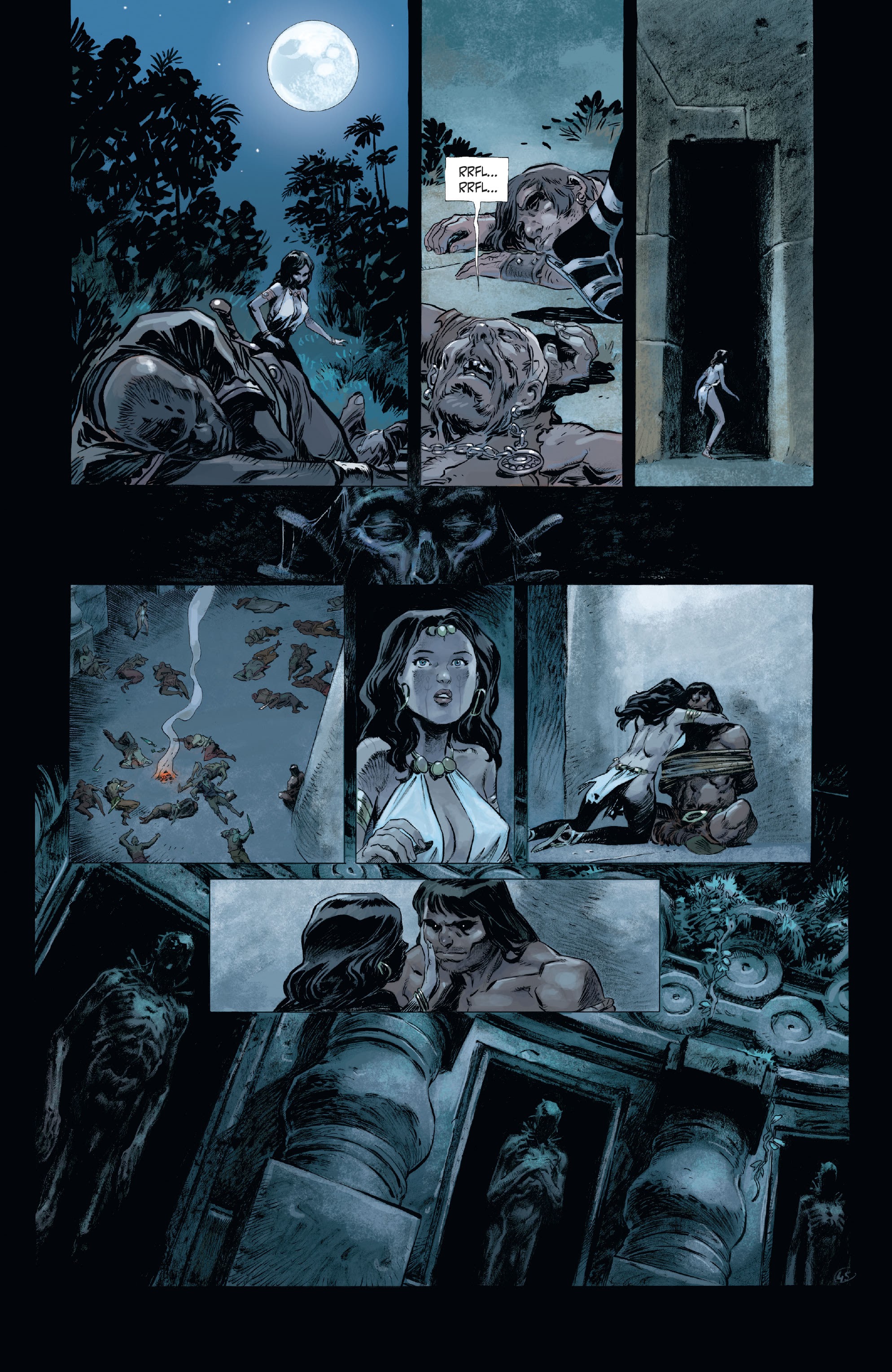 Read online The Cimmerian: Iron Shadows in the Moon comic -  Issue #3 - 7