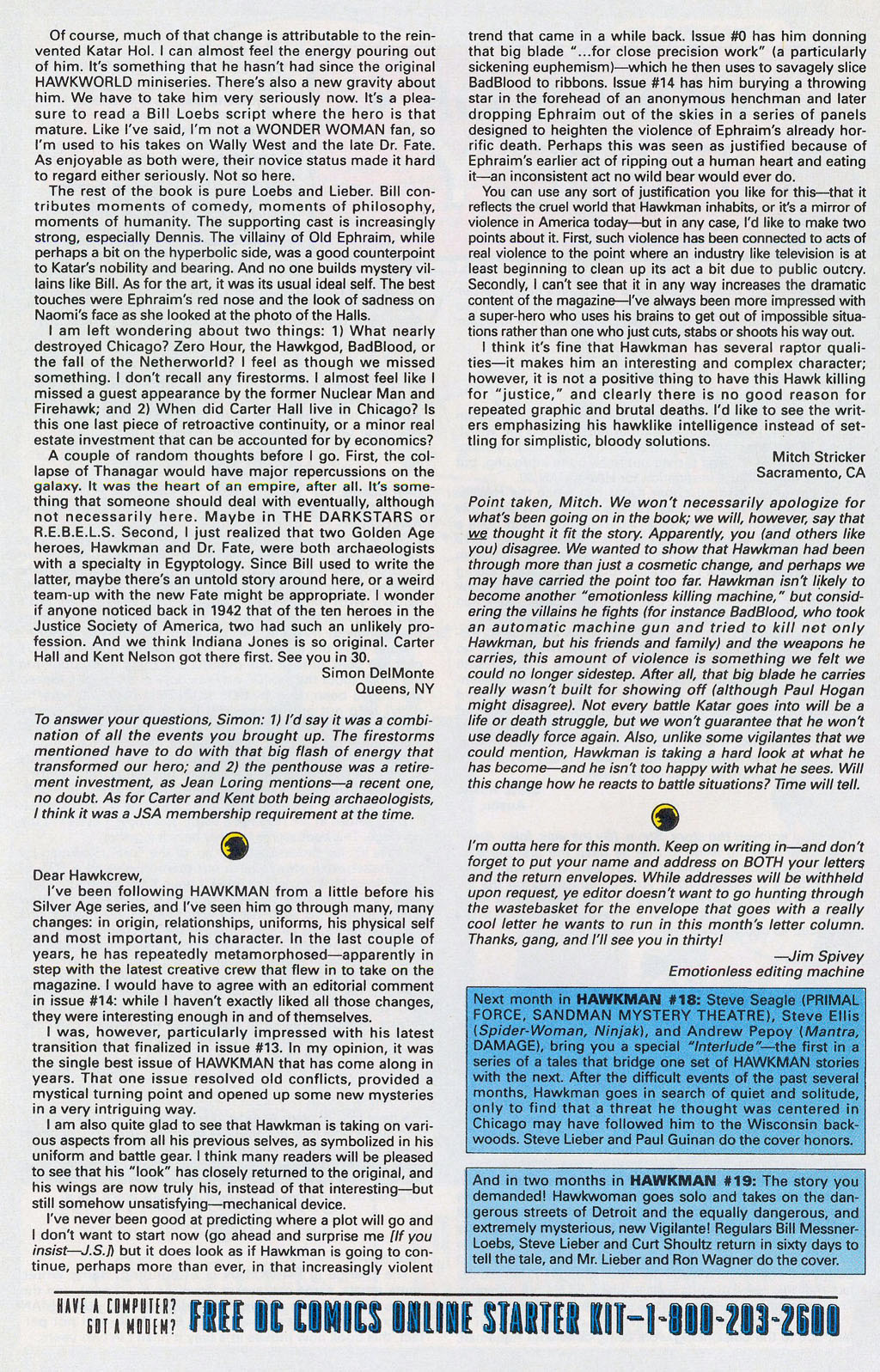 Read online Hawkman (1993) comic -  Issue #17 - 26