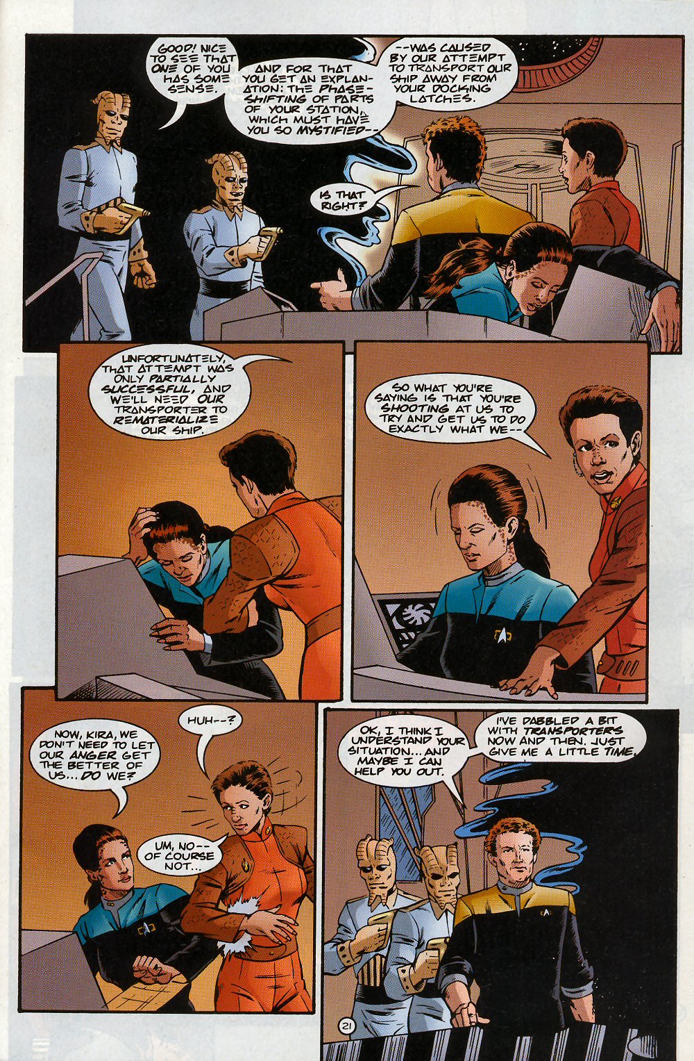Read online Star Trek: Deep Space Nine (1993) comic -  Issue #21 - 25