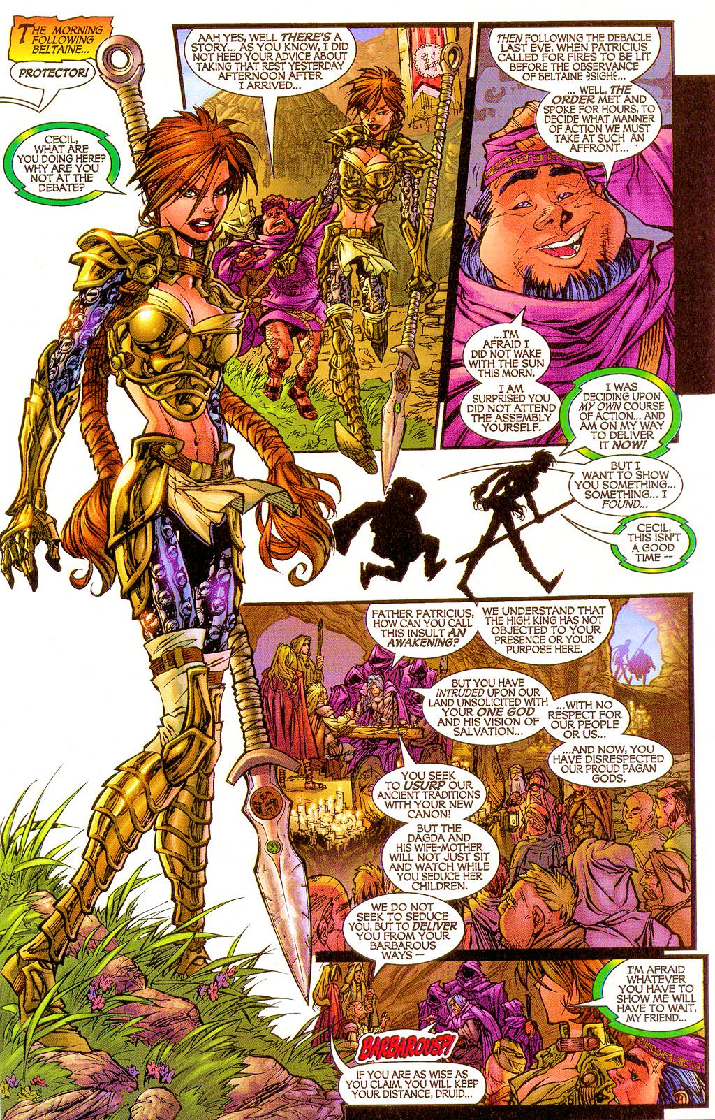 Read online Lady Pendragon / More Than Mortal comic -  Issue #1 - 6