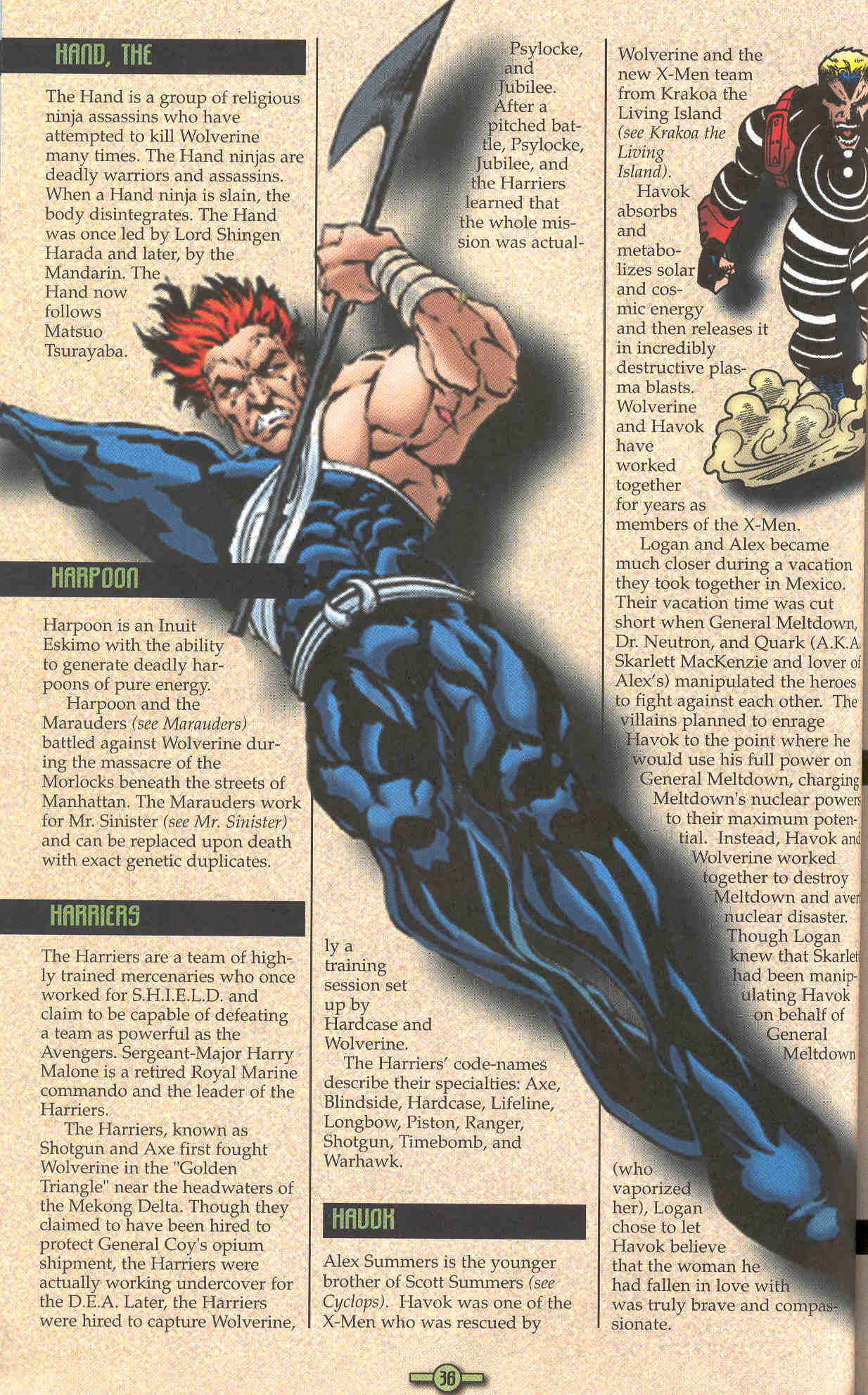 Read online Wolverine Encyclopedia comic -  Issue #1 - 40