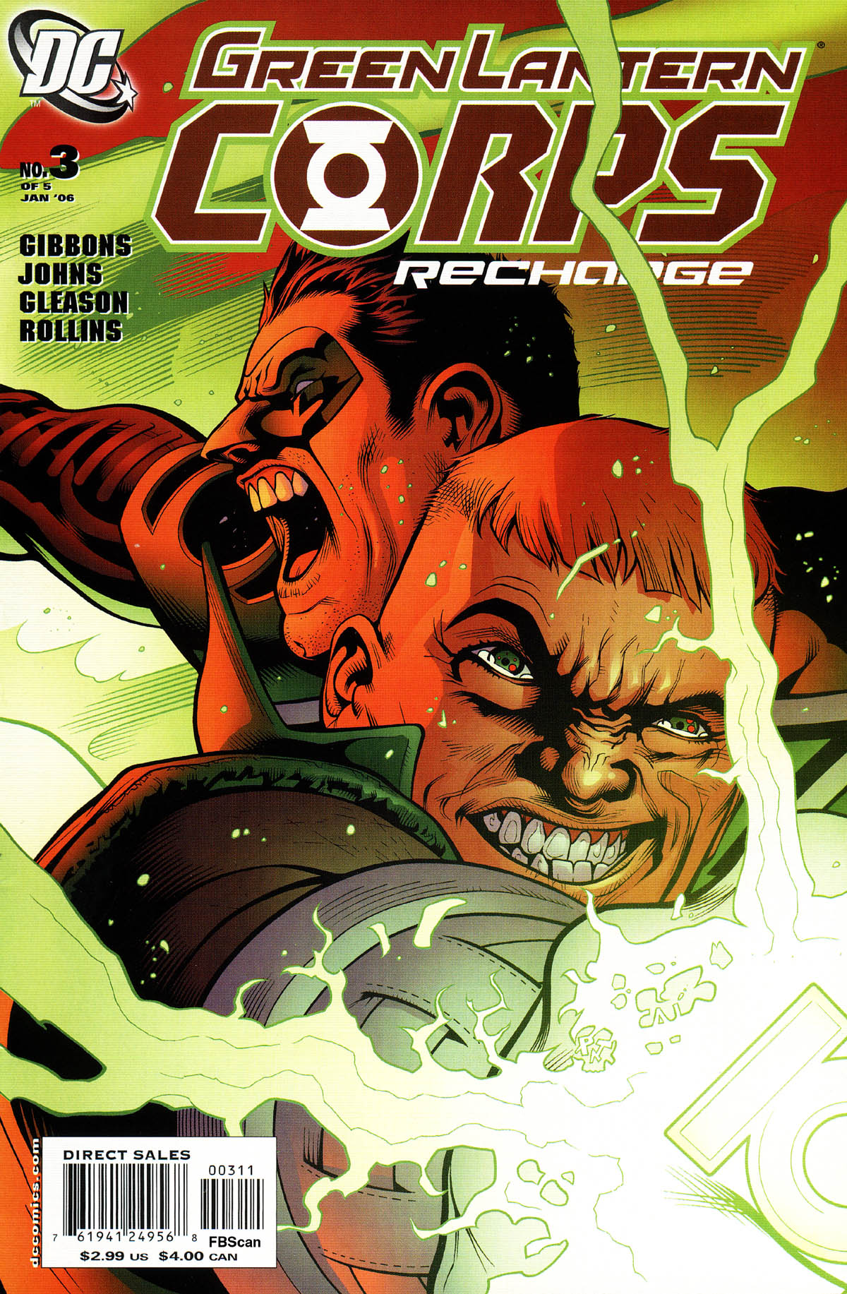 Read online Green Lantern Corps: Recharge comic -  Issue #3 - 1