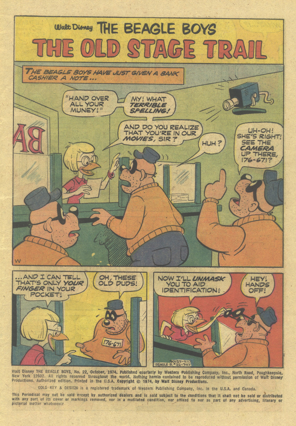 Read online Walt Disney THE BEAGLE BOYS comic -  Issue #22 - 3