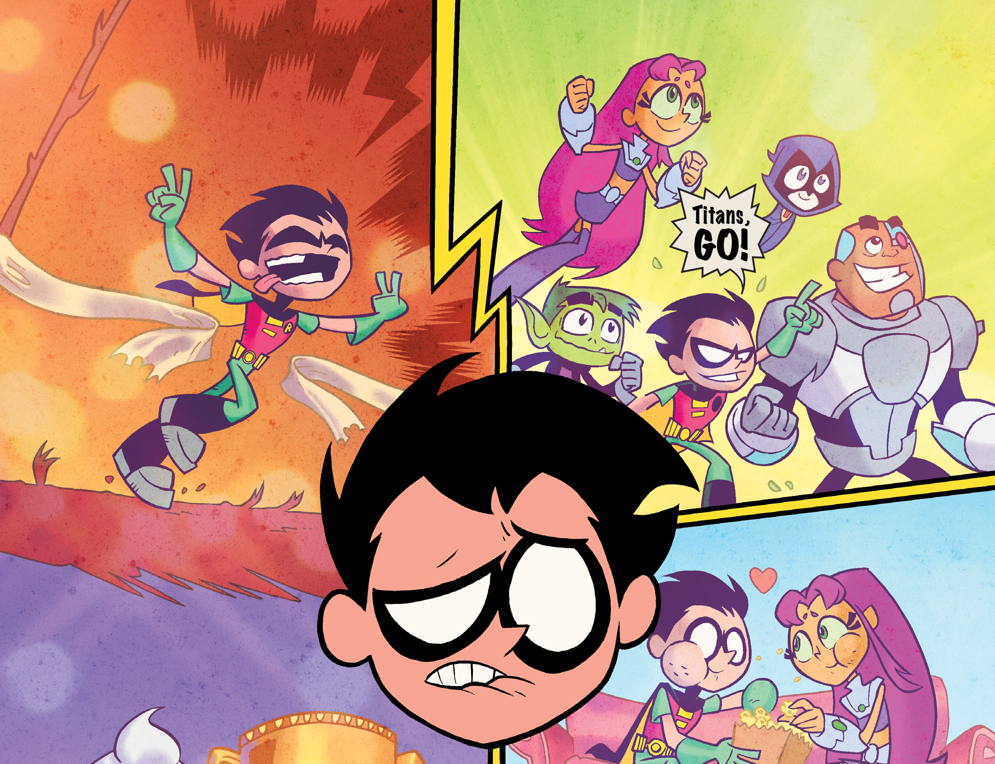 Read online Teen Titans Go! To Camp comic -  Issue #13 - 17