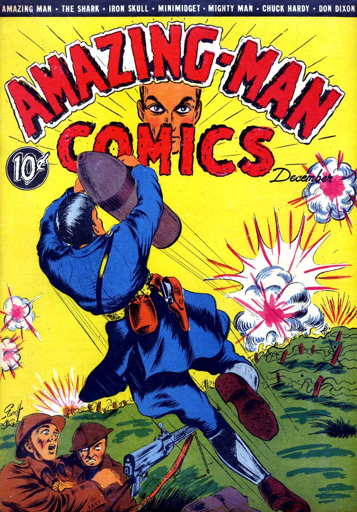 Read online Amazing Man Comics comic -  Issue #8 - 1