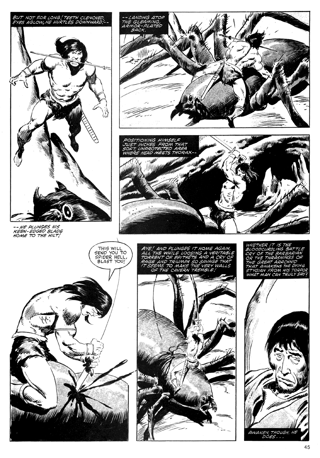 The Savage Sword Of Conan issue 73 - Page 45