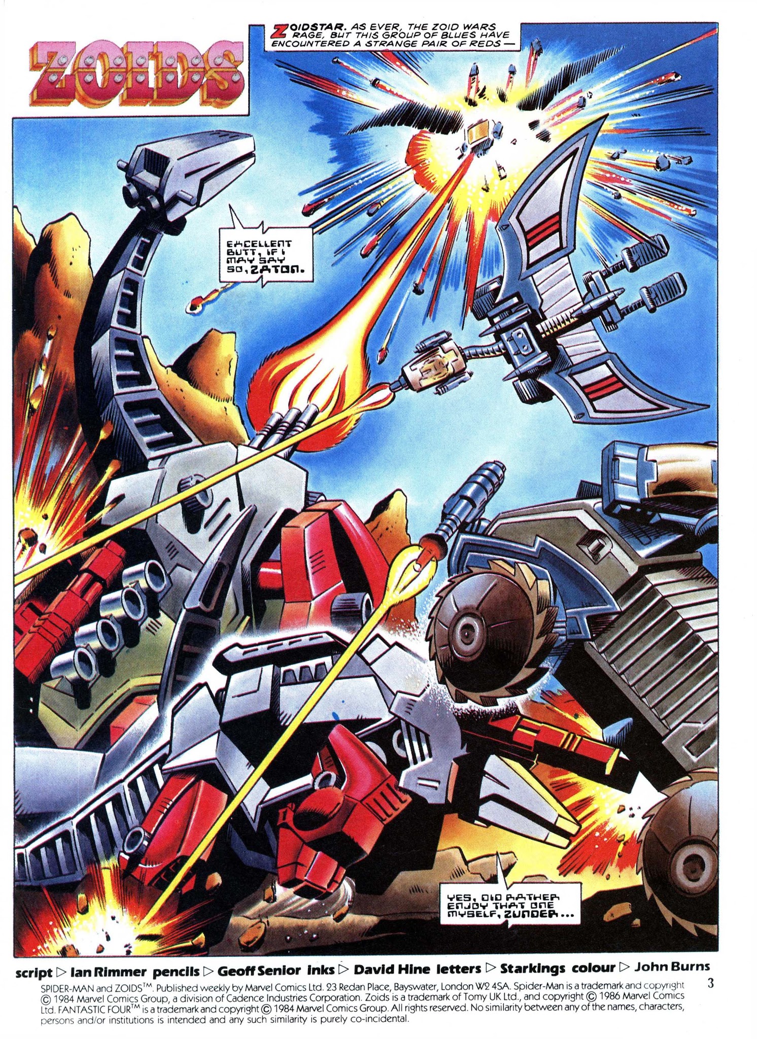 Read online Spider-Man and Zoids comic -  Issue #6 - 3