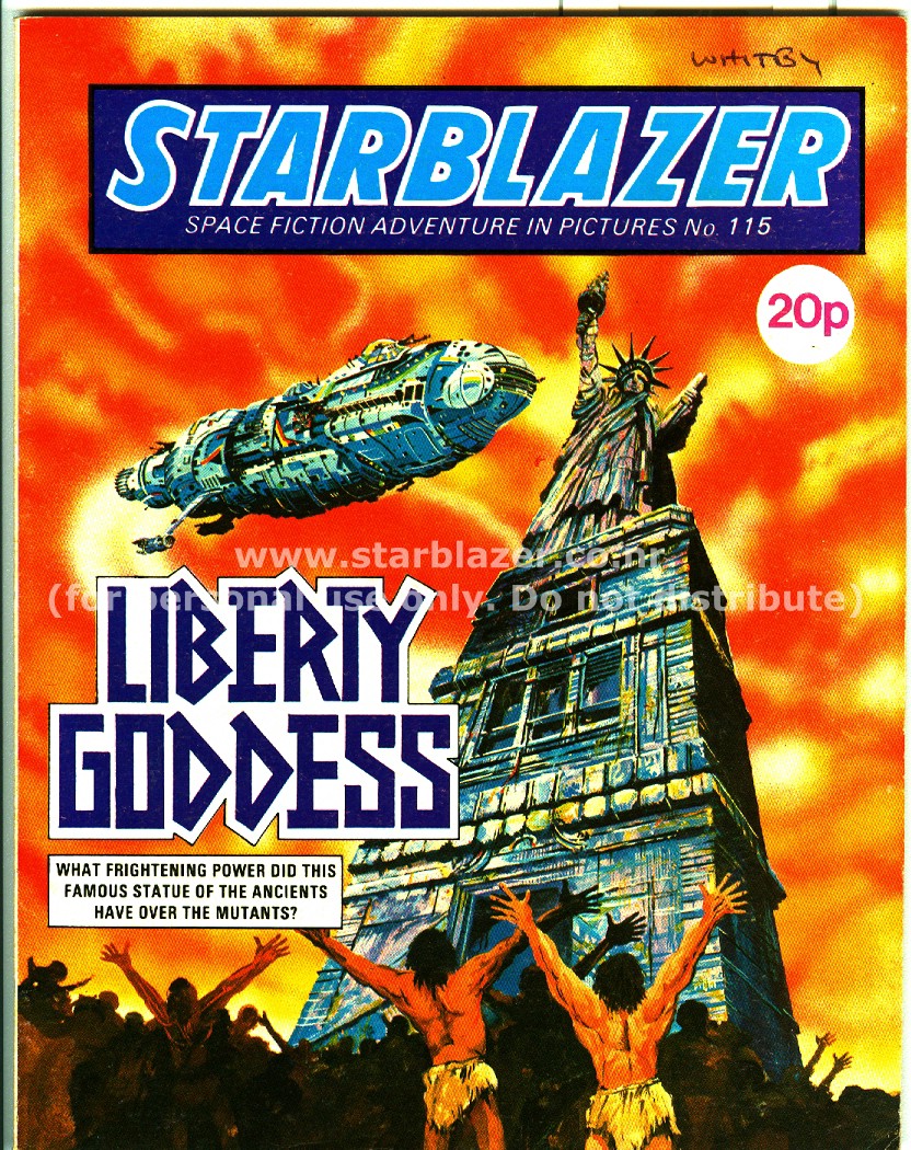 Read online Starblazer comic -  Issue #115 - 2