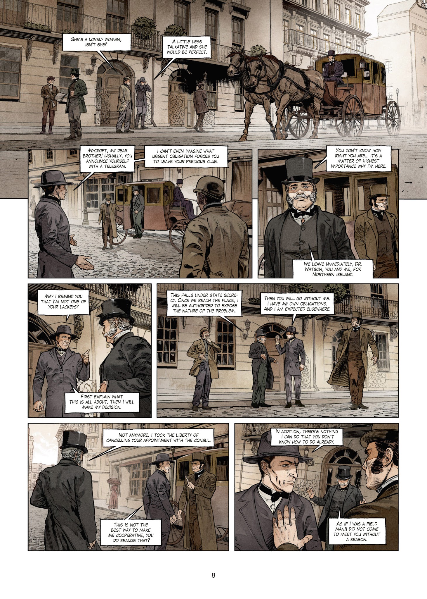 Read online Sherlock Holmes Society comic -  Issue #1 - 8