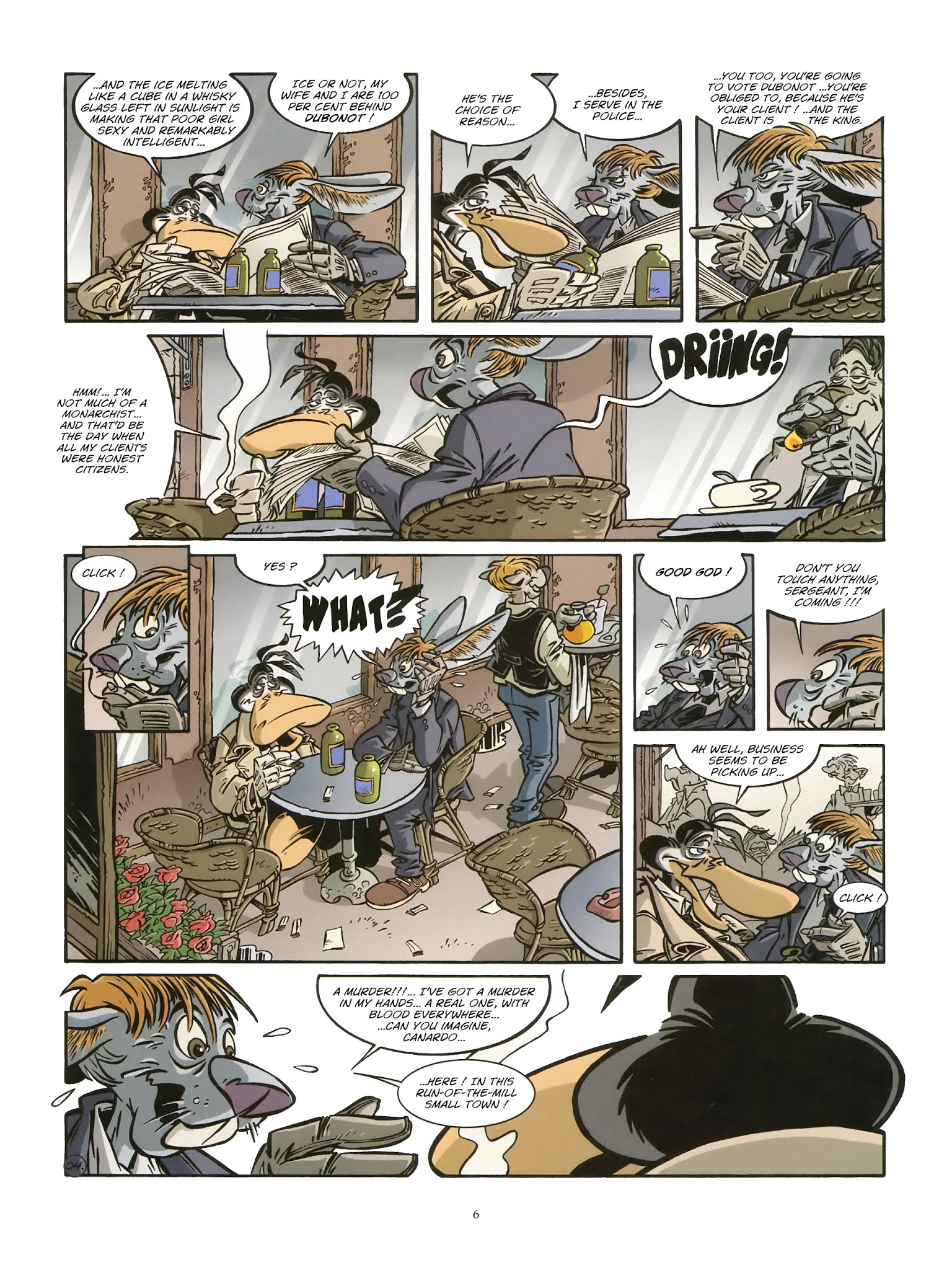 Read online Une enquête de l'inspecteur Canardo comic -  Issue #17 - 8