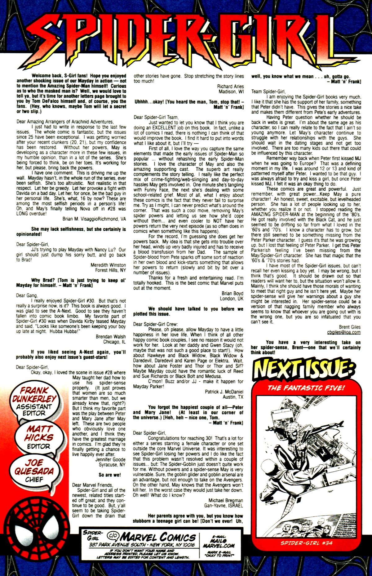 Read online Spider-Girl (1998) comic -  Issue #33 - 23